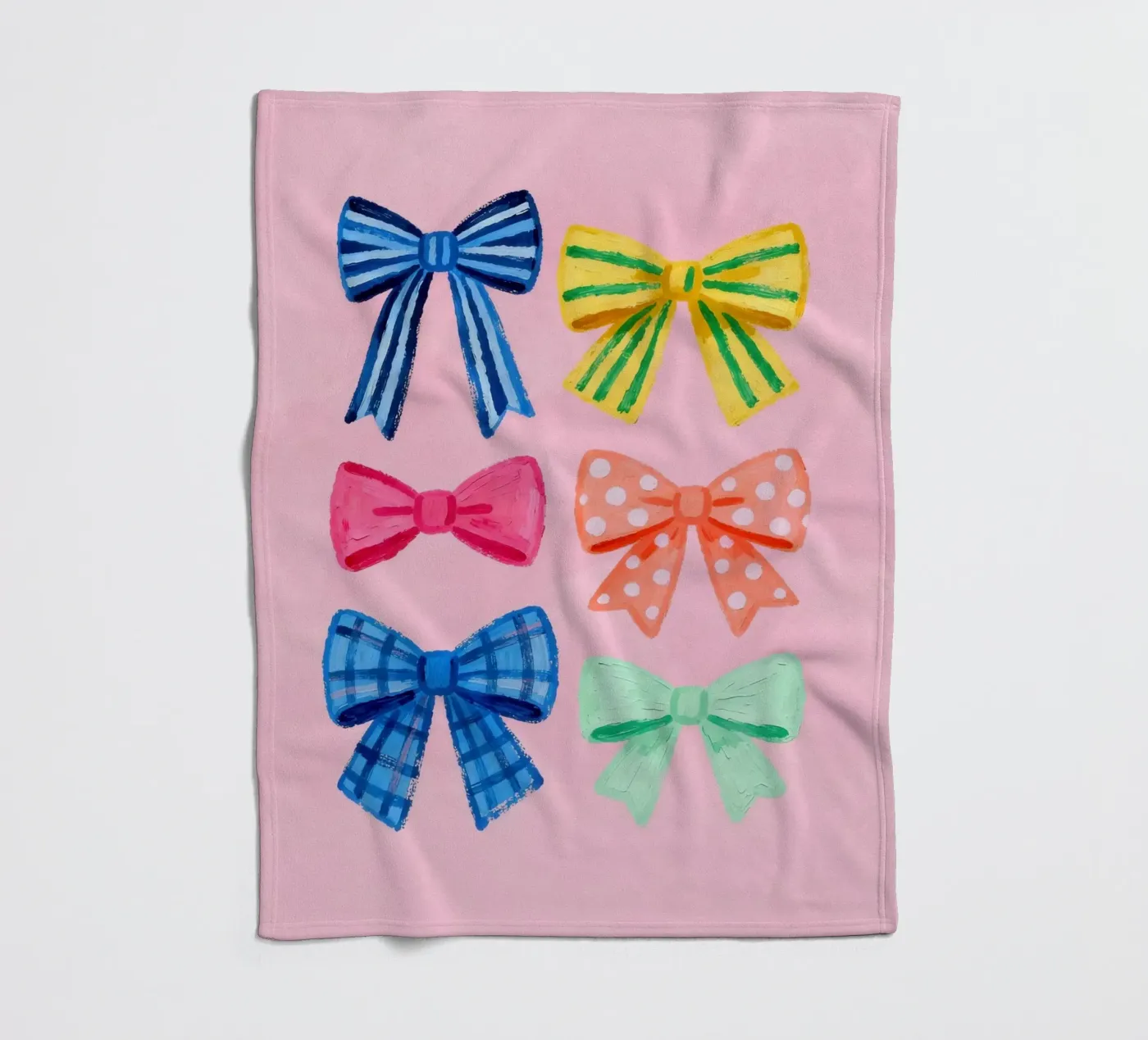 Bow Ties Fleecedecke von Attaboy Dsgn