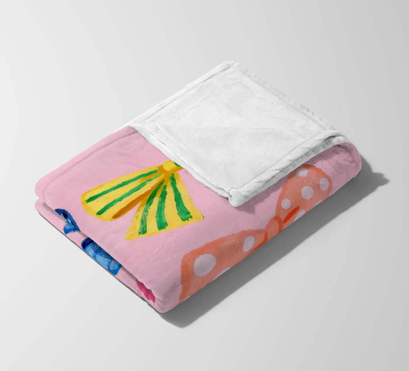 Bow Ties Fleecedecke von Attaboy Dsgn