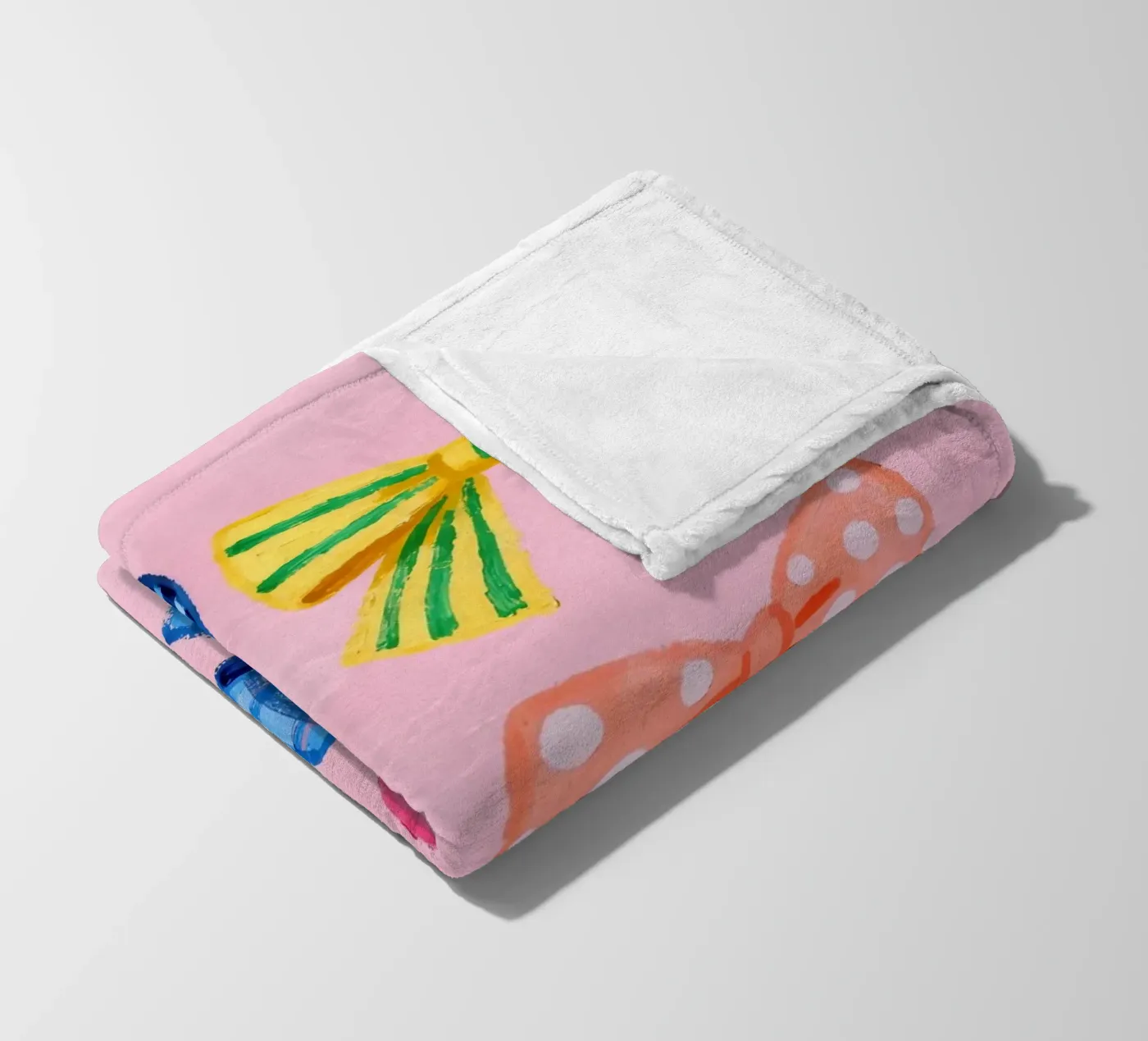 Bow Ties Fleecedecke von Attaboy Dsgn