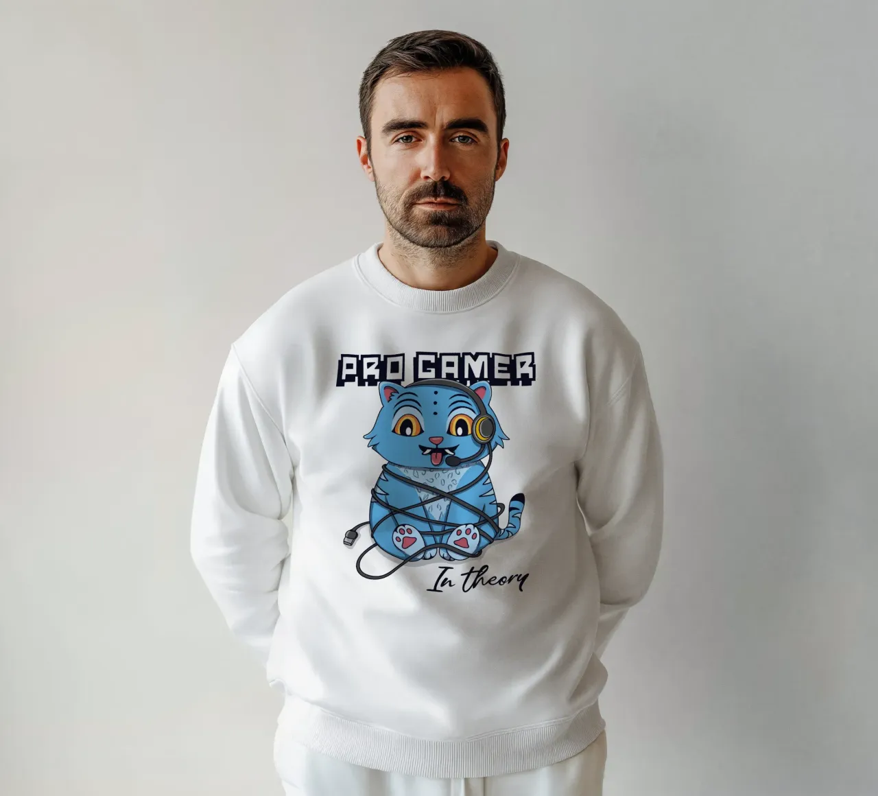 Giocatore professionista - Derpy Tiger felpa da Loobs