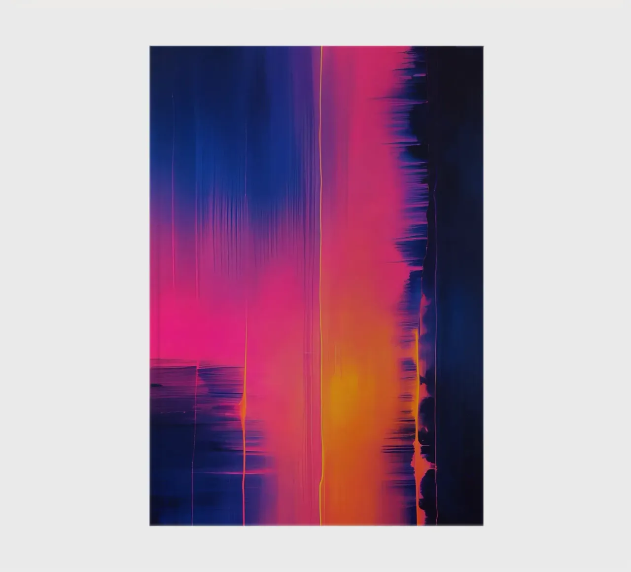 Pinkesh Abstract Streaks with Digital Distortion notebook by DesignDoodle