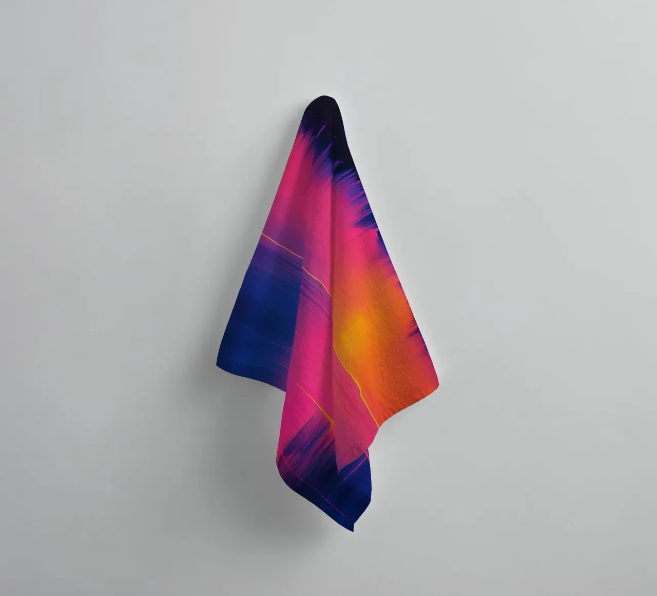 Pinkesh Abstract Streaks with Digital Distortion towel by DesignDoodle