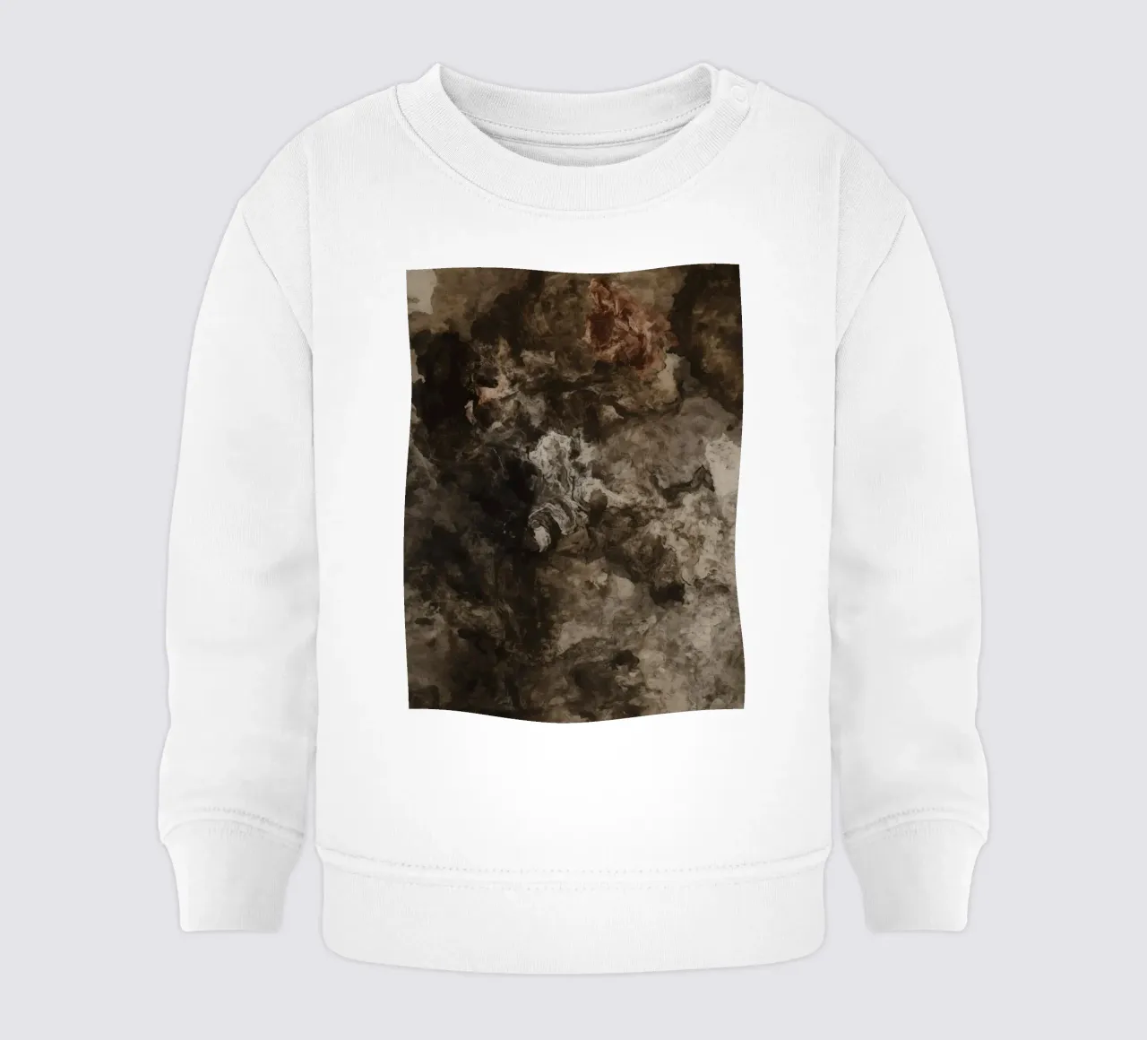 Texture vorticose astratte con elemento ruggine felpa neonato da DesignDoodle