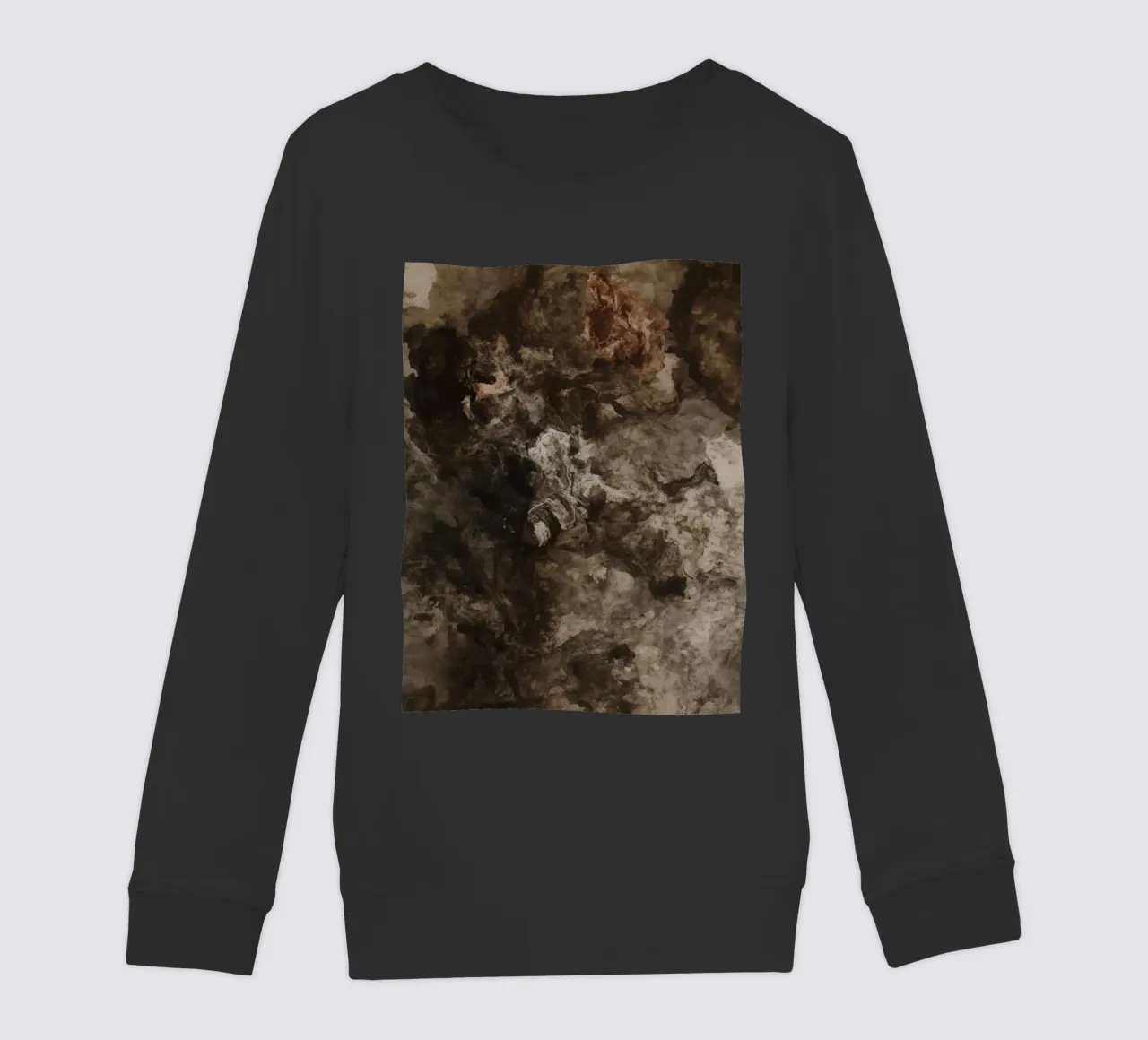 Texture vorticose astratte con elemento ruggine felpa bambino da DesignDoodle