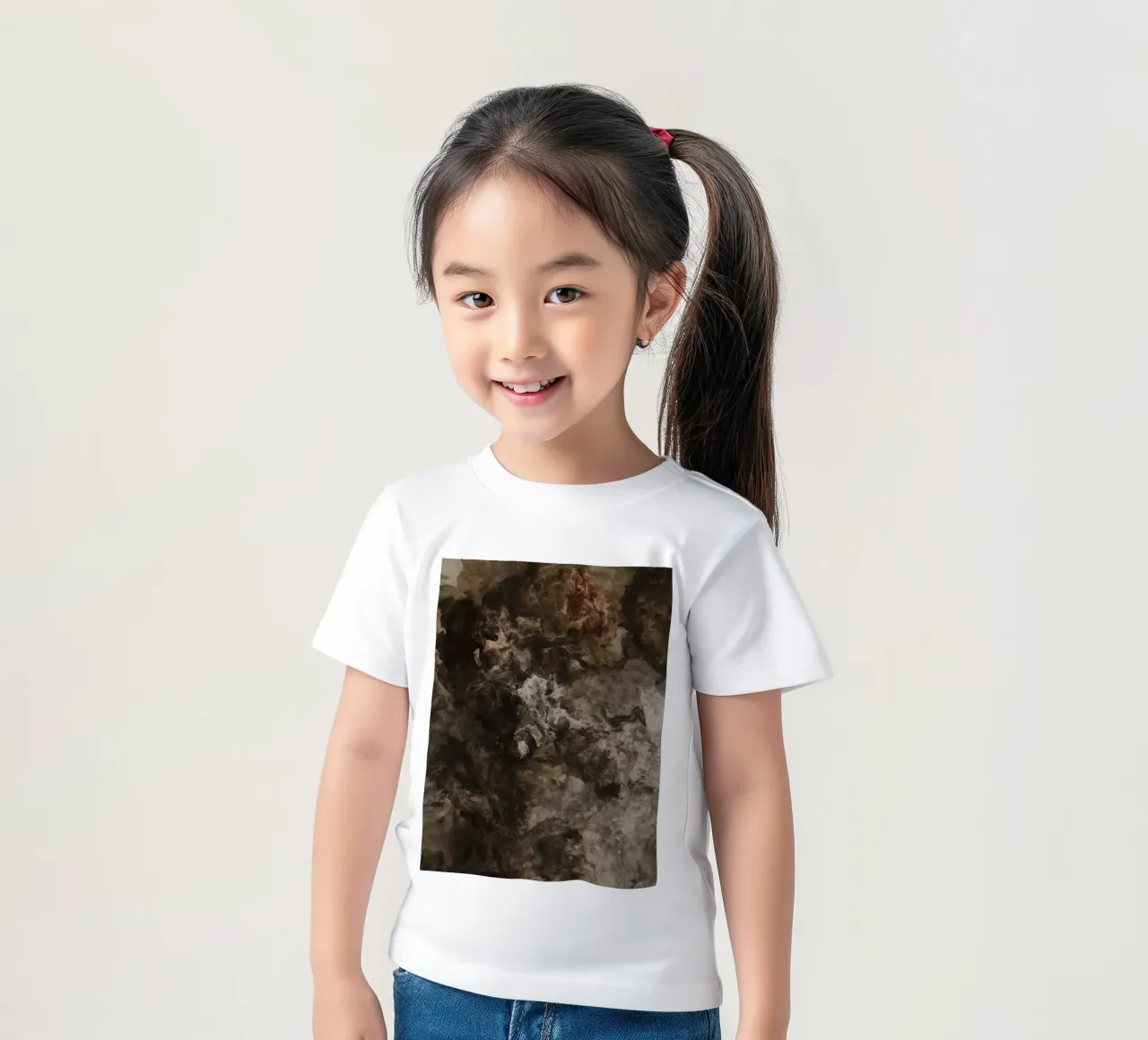 Texture vorticose astratte con elemento ruggine t-shirt bambini da DesignDoodle