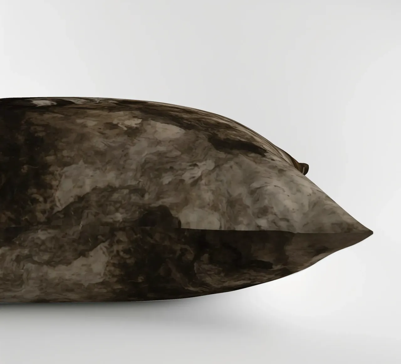 Abstract Swirling Textures with Rust Element decorative cushion by DesignDoodle