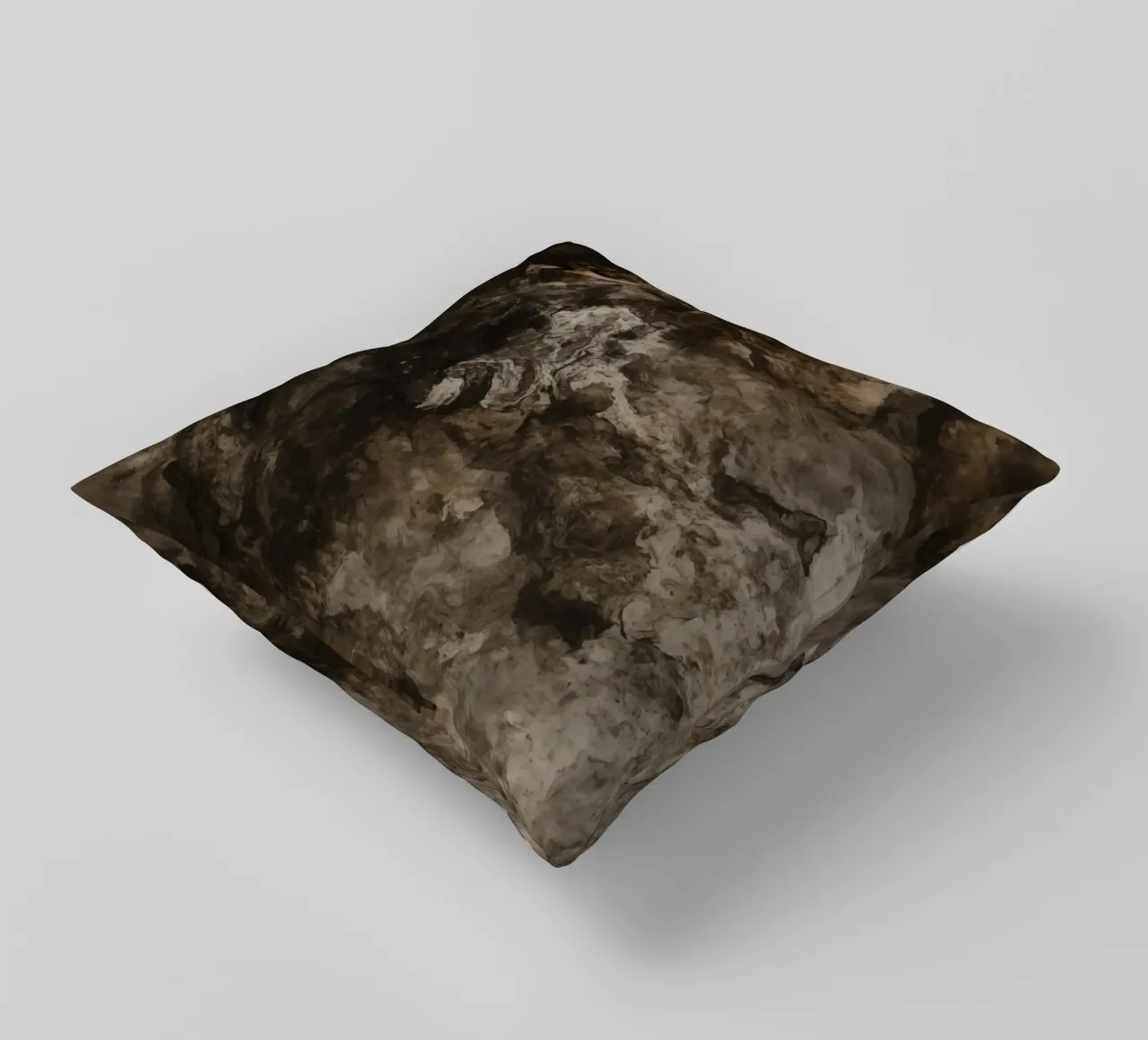 Abstract Swirling Textures with Rust Element decorative cushion by DesignDoodle