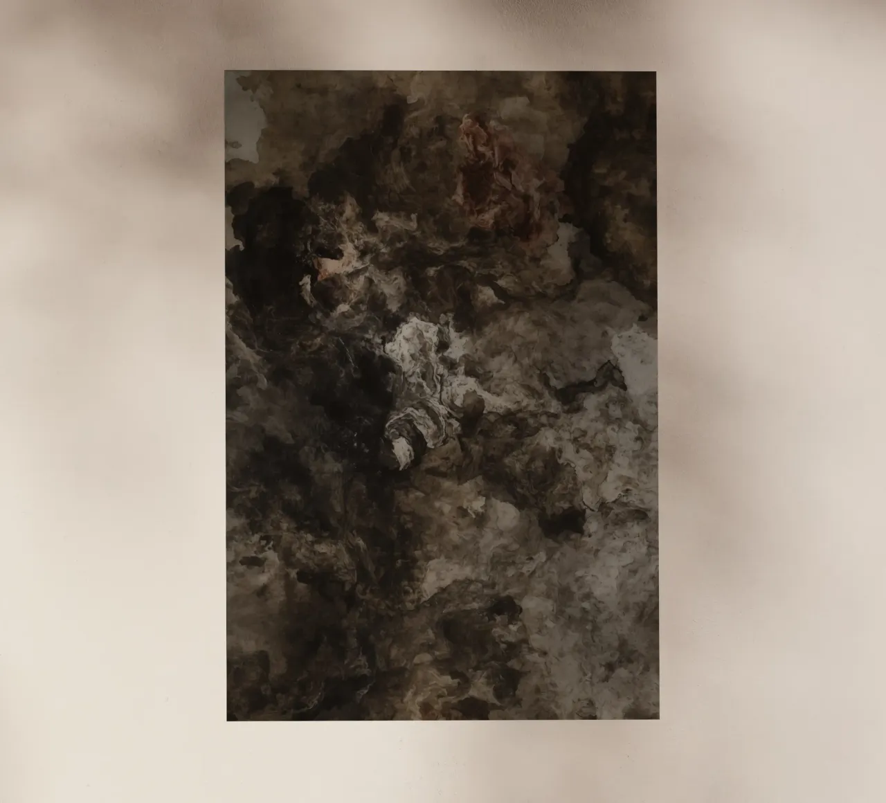 Abstrakte wirbelnde Texturen mit Rust Element Backlit Folie von DesignDoodle