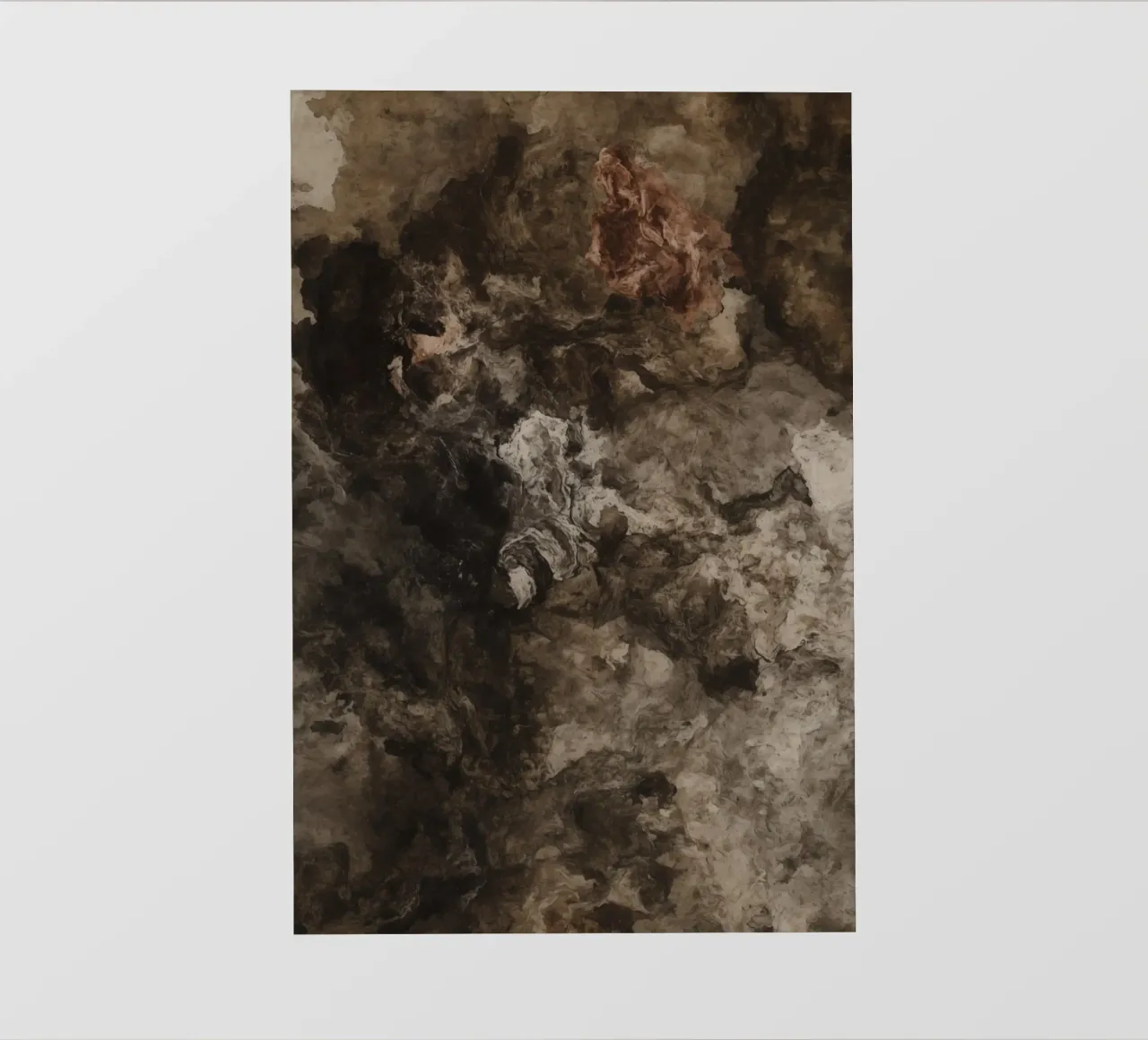 Abstrakte wirbelnde Texturen mit Rust Element Backlit Folie von DesignDoodle