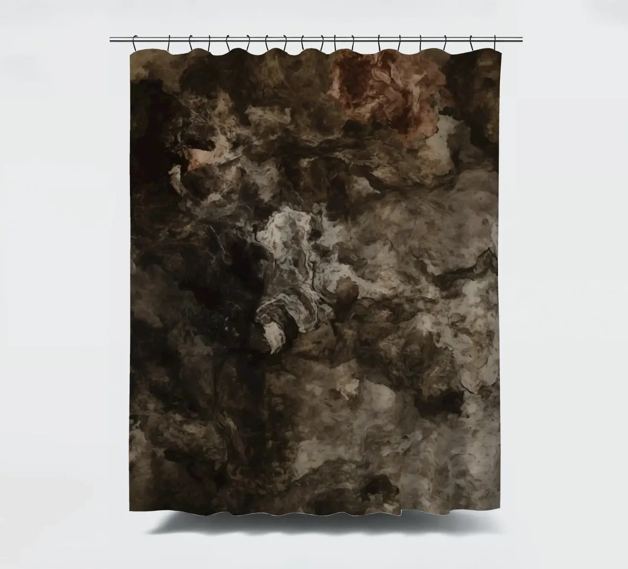 Texture vorticose astratte con elemento ruggine tenda da doccia da DesignDoodle