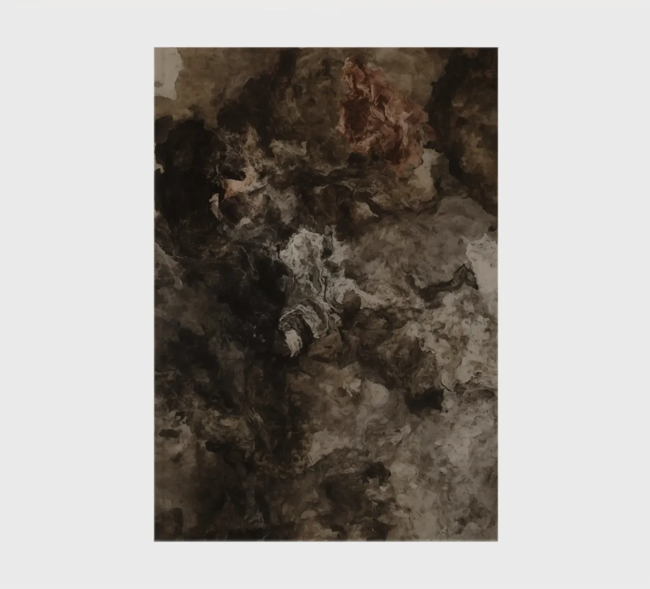 Abstrakte wirbelnde Texturen mit Rust Element Notizbuch von DesignDoodle