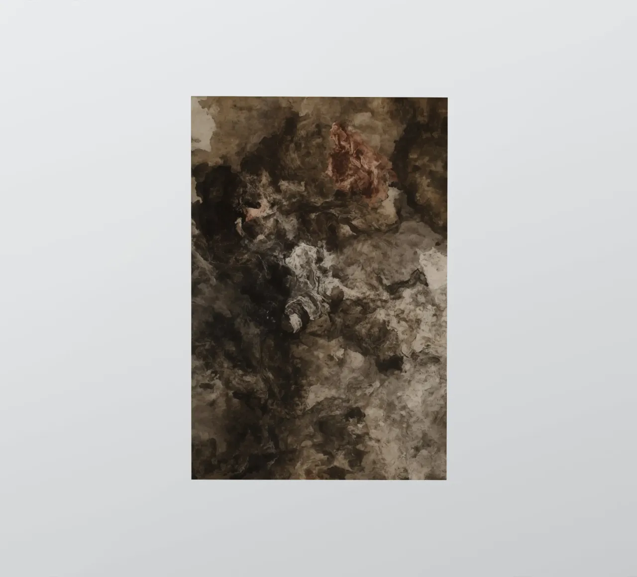 Abstrakte wirbelnde Texturen mit Rust Element Sticker von DesignDoodle