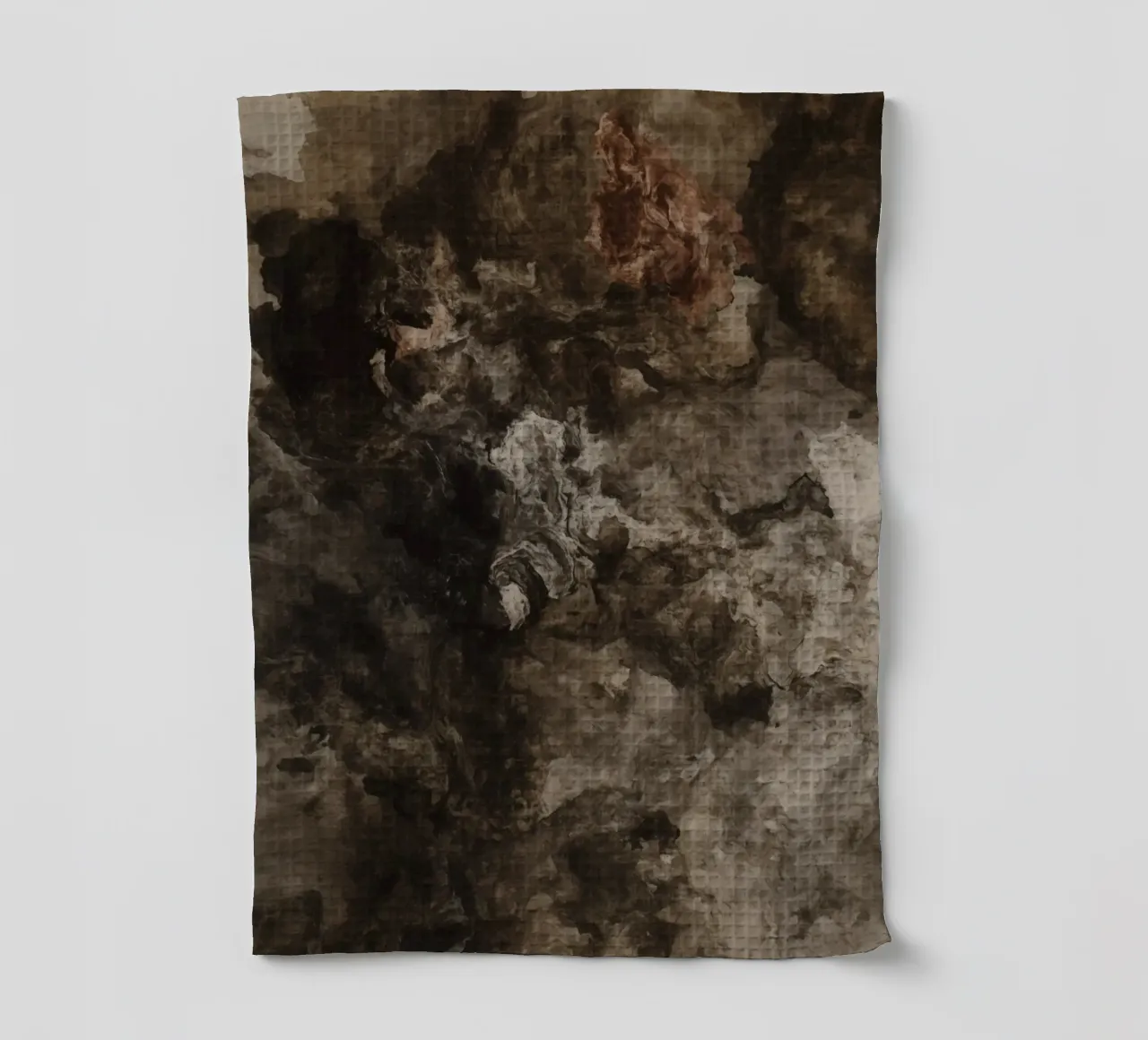 Abstrakte wirbelnde Texturen mit Rust Element Geschirrtuch von DesignDoodle