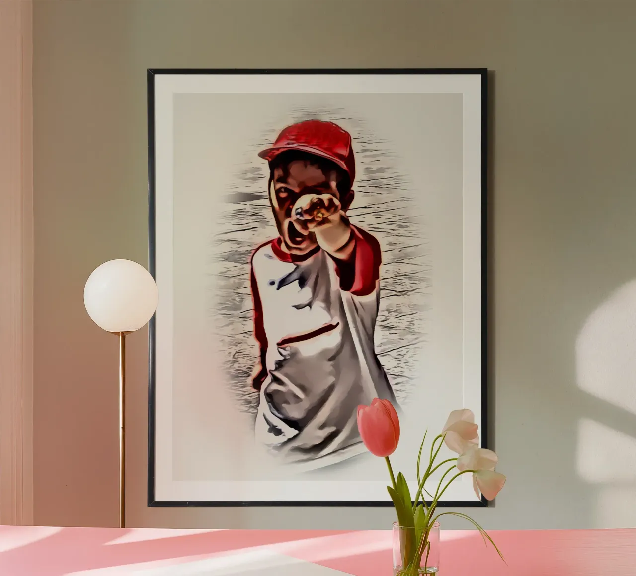 Il bambino arrabbiato poster da Massimo Frascogna