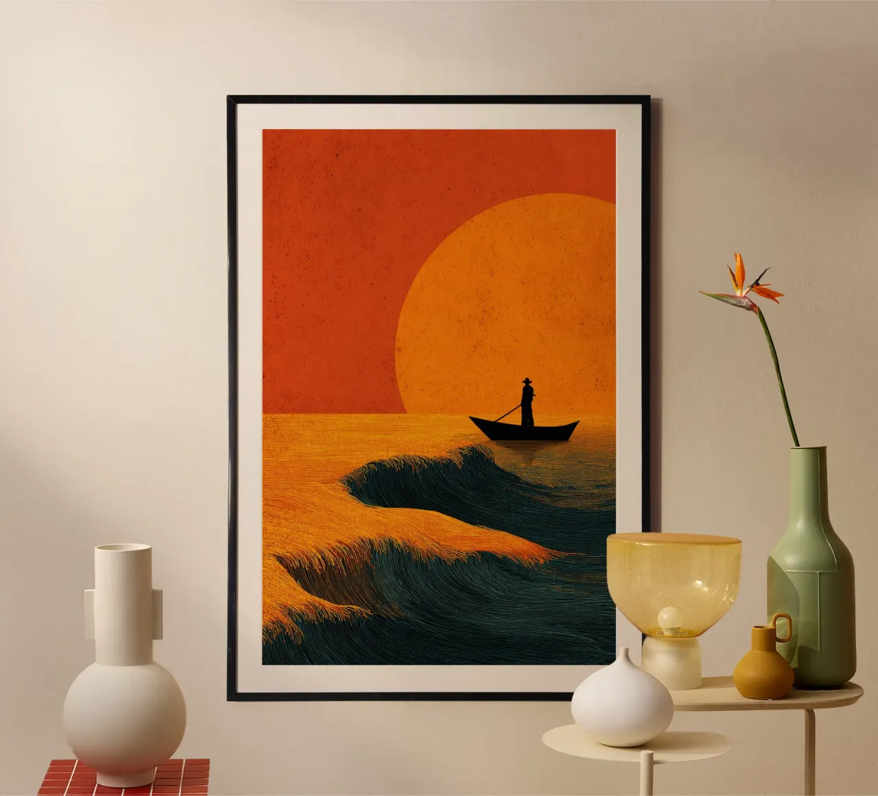 Sunset Voyager carta hahnemühle da Mosaic Dialogue
