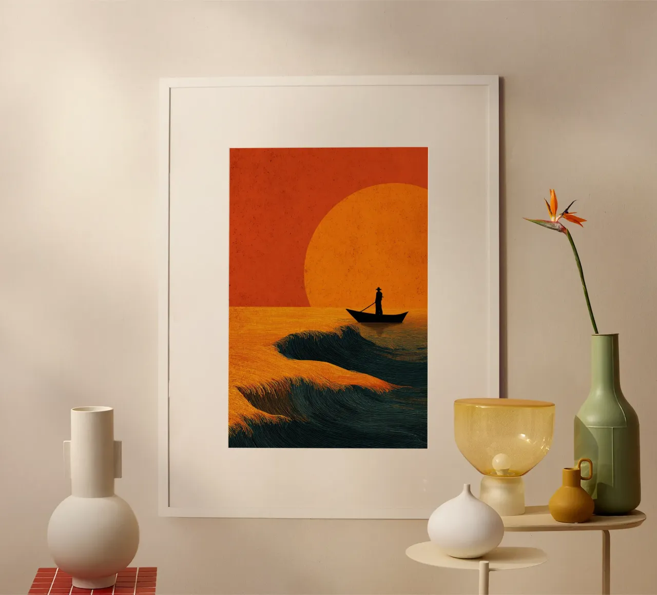 Sunset Voyager carta hahnemühle da Mosaic Dialogue