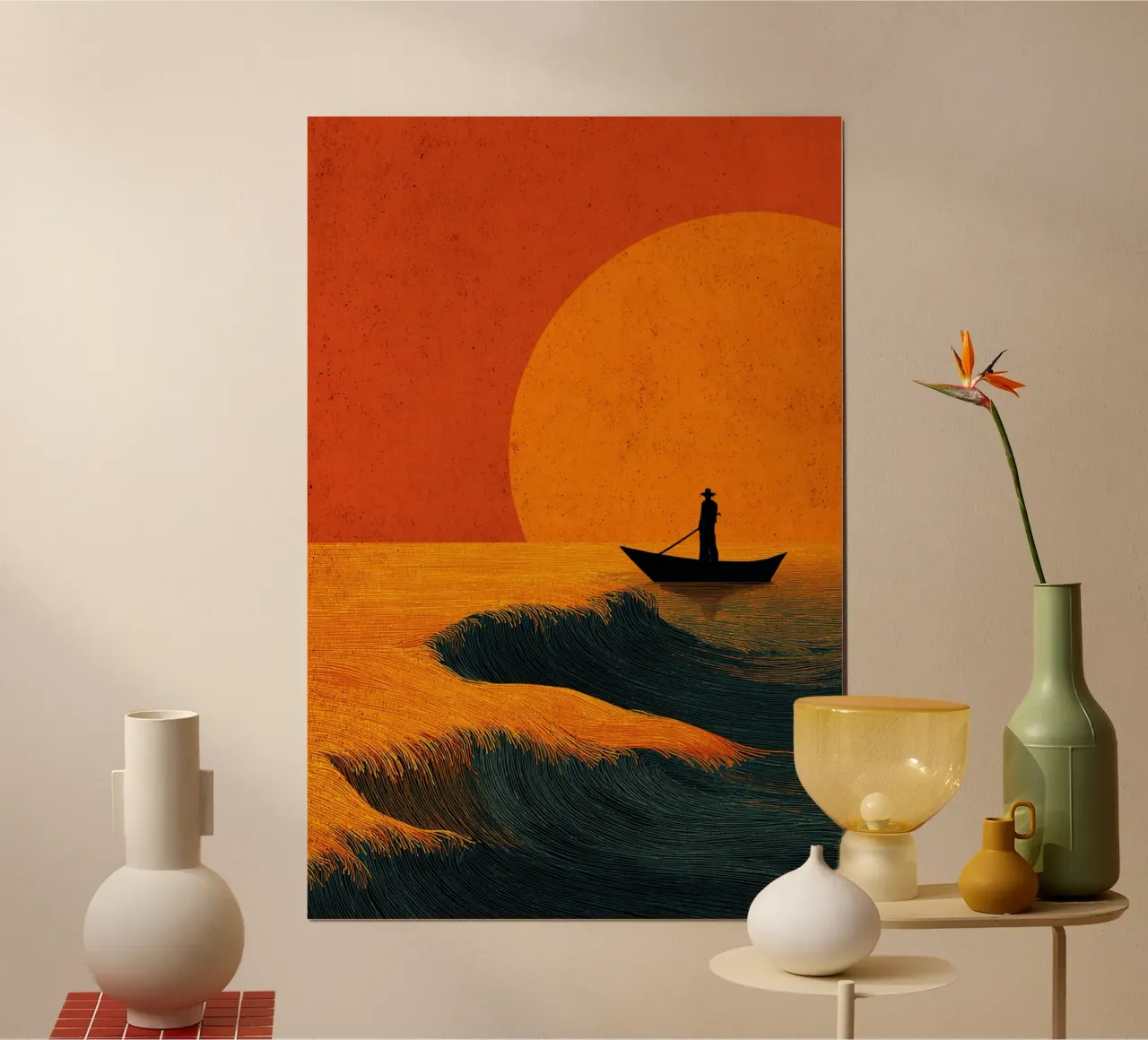 Sunset Voyager carta hahnemühle da Mosaic Dialogue