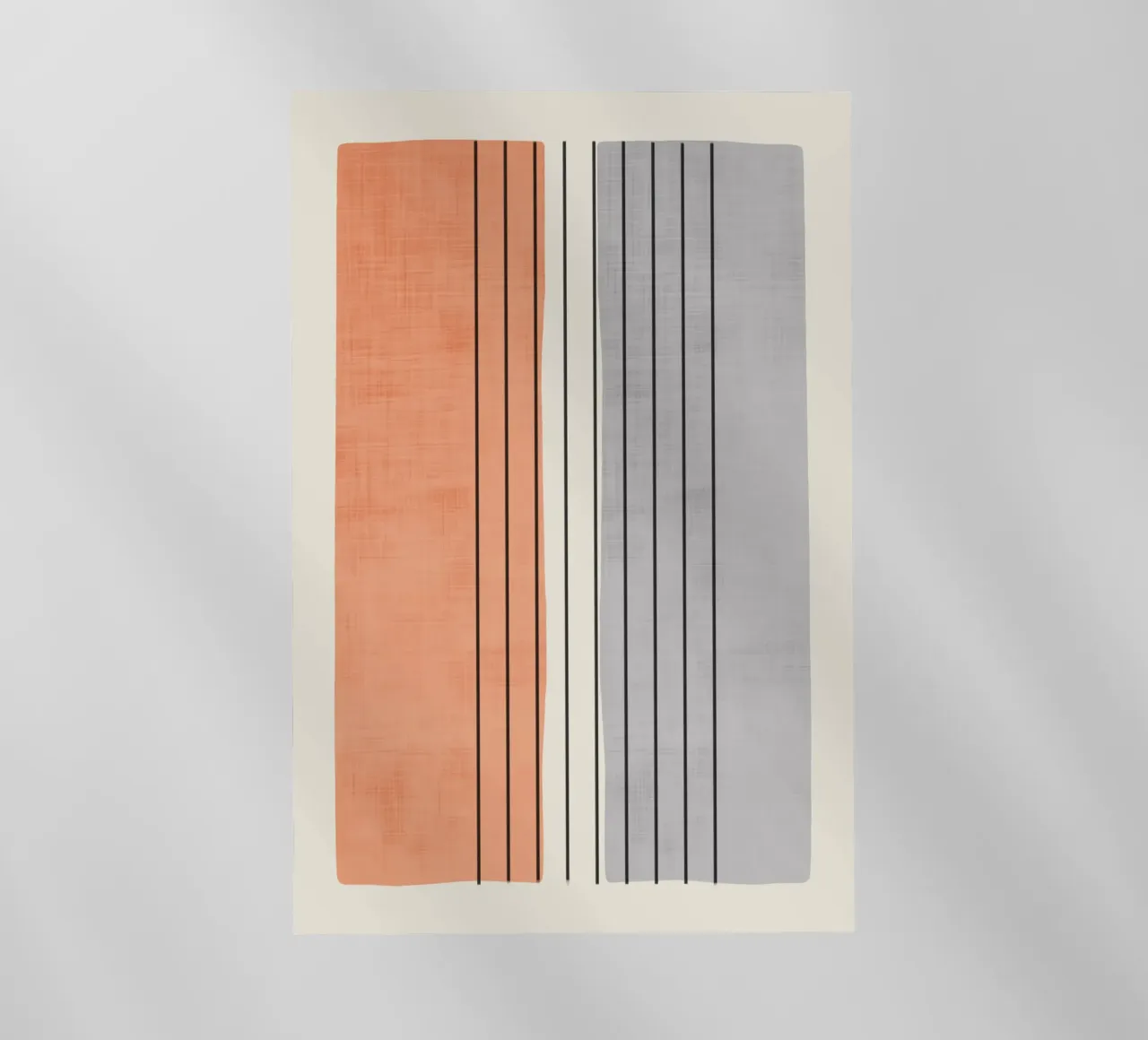 Minimal Geometric Lines Composition pellicola backlit da Attaboy Dsgn