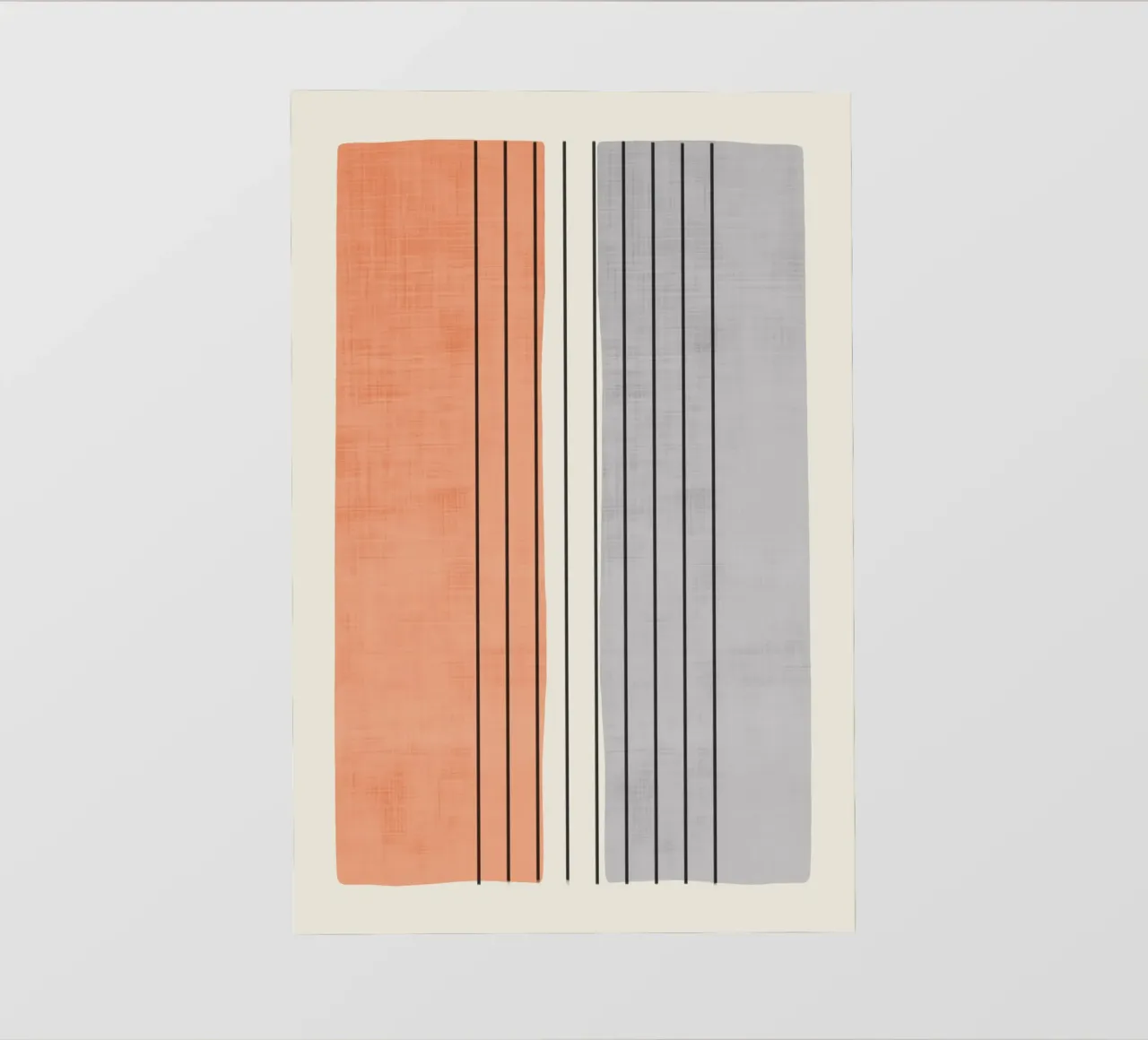 Minimal Geometric Lines Composition pellicola backlit da Attaboy Dsgn