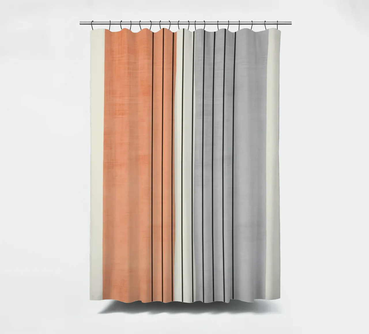 Minimal Geometric Lines Composition tenda da doccia da Attaboy Dsgn