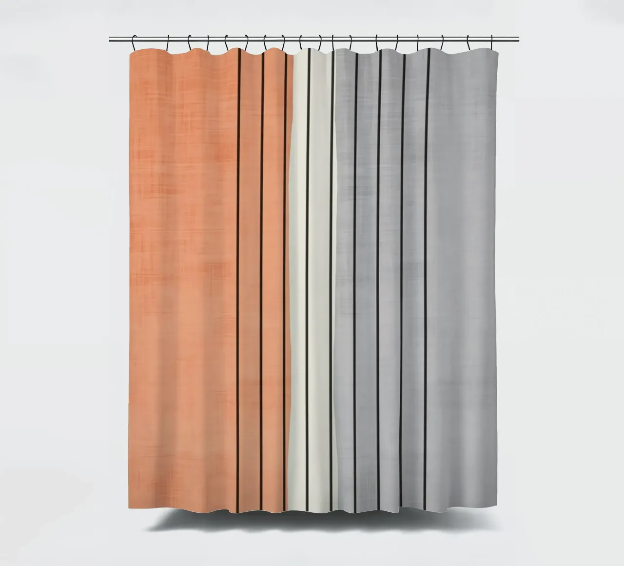 Minimal Geometric Lines Composition tenda da doccia da Attaboy Dsgn