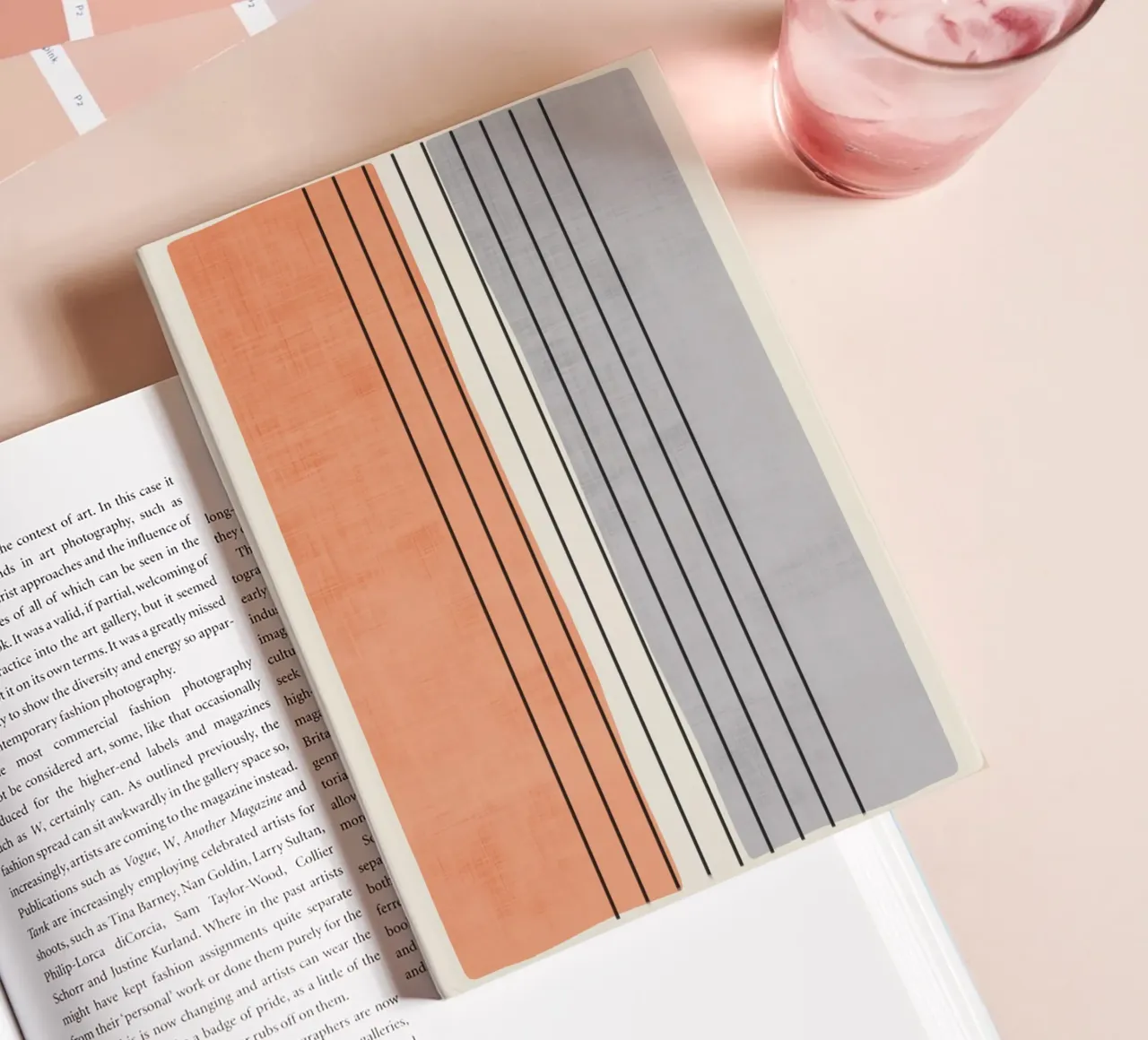 Minimal Geometric Lines Composition diario da Attaboy Dsgn