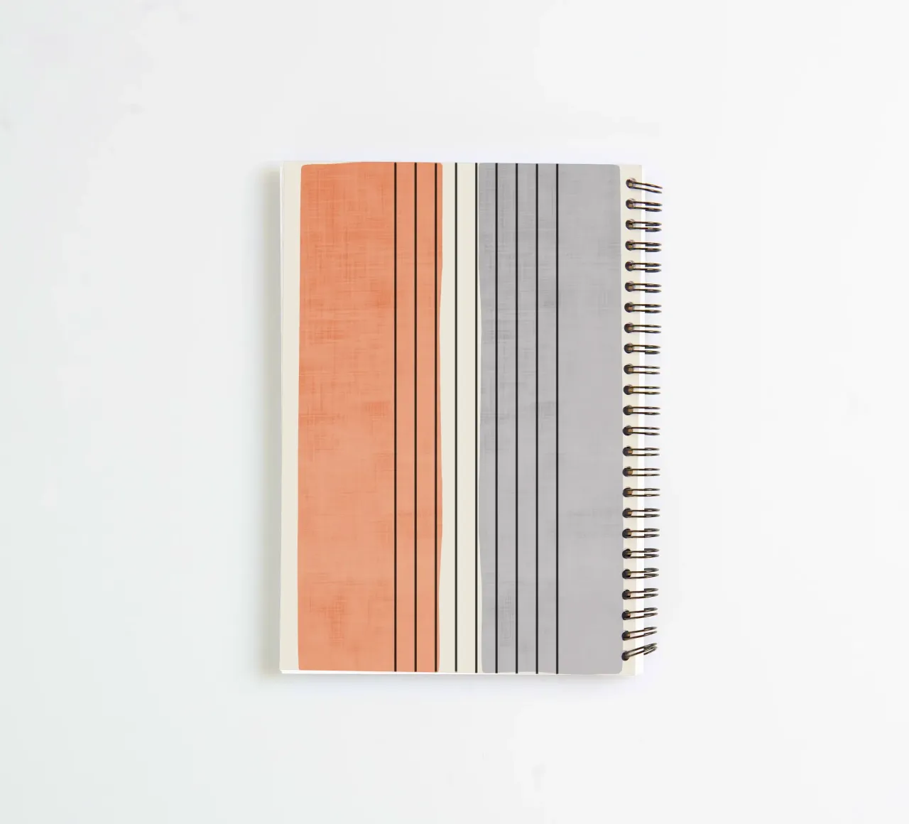 Minimal Geometric Lines Composition diario ad anelli da Attaboy Dsgn