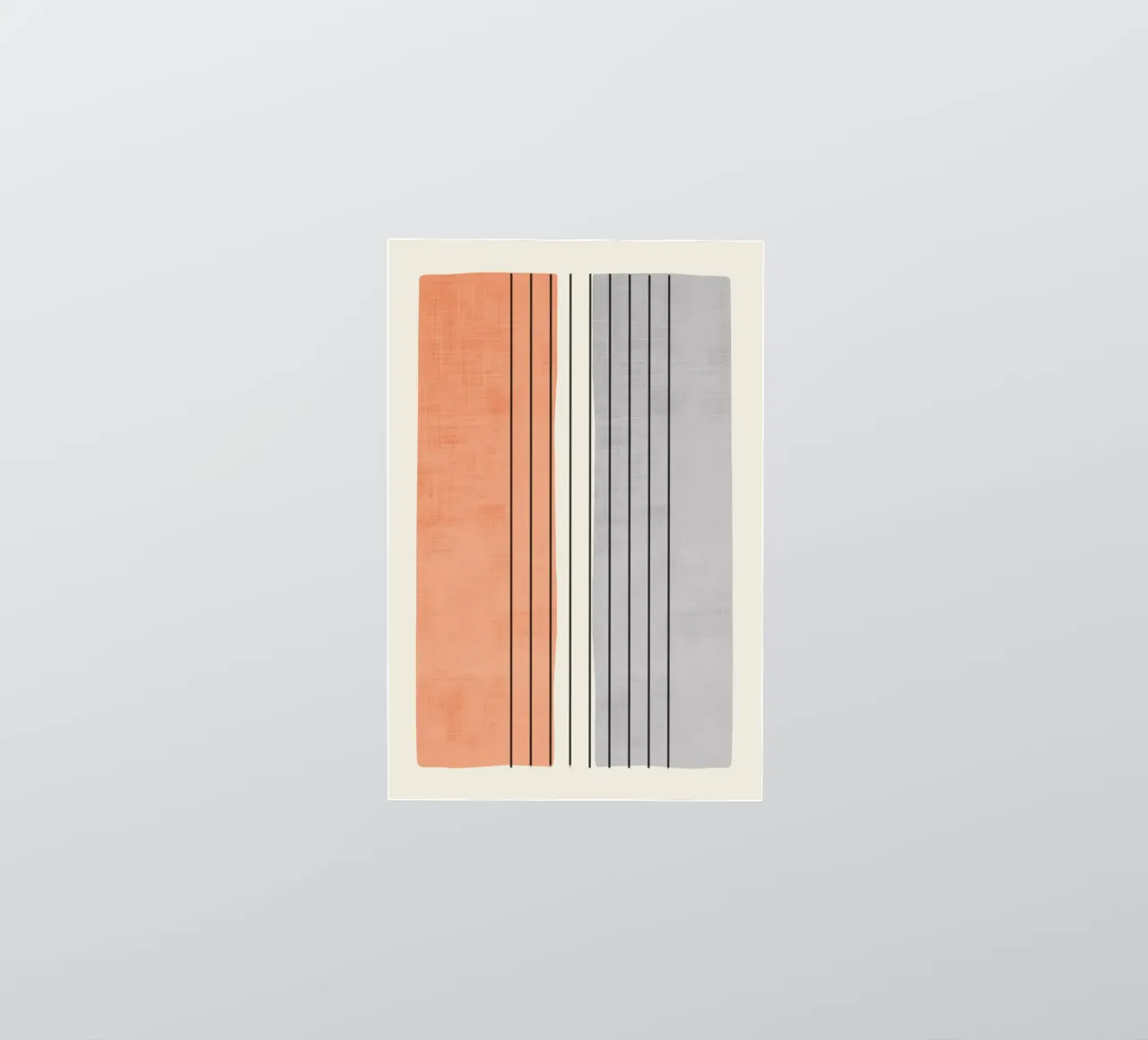 Minimal Geometric Lines Composition adesivo da Attaboy Dsgn
