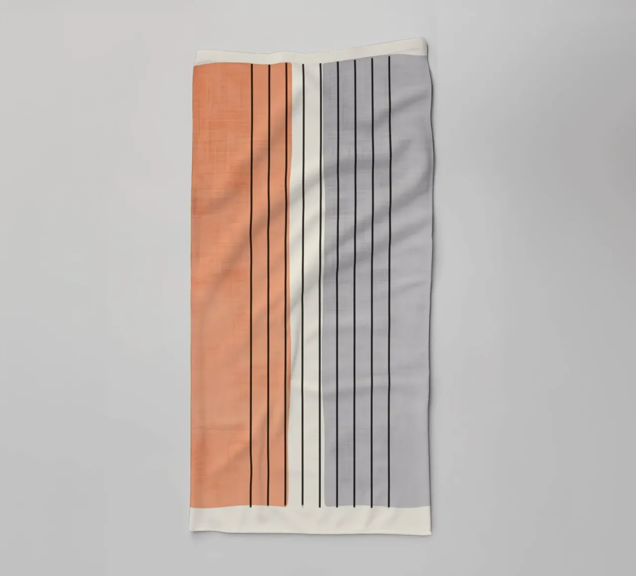 Minimal Geometric Lines Composition asciugamano da bagno da Attaboy Dsgn