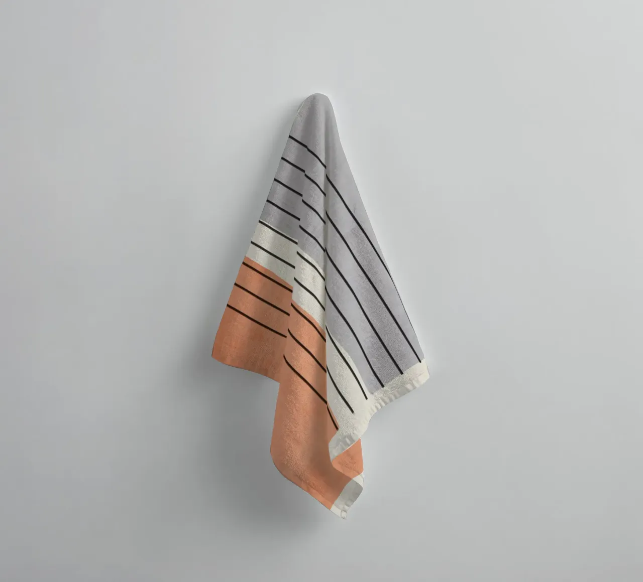 Minimal Geometric Lines Composition asciugamano da bagno da Attaboy Dsgn