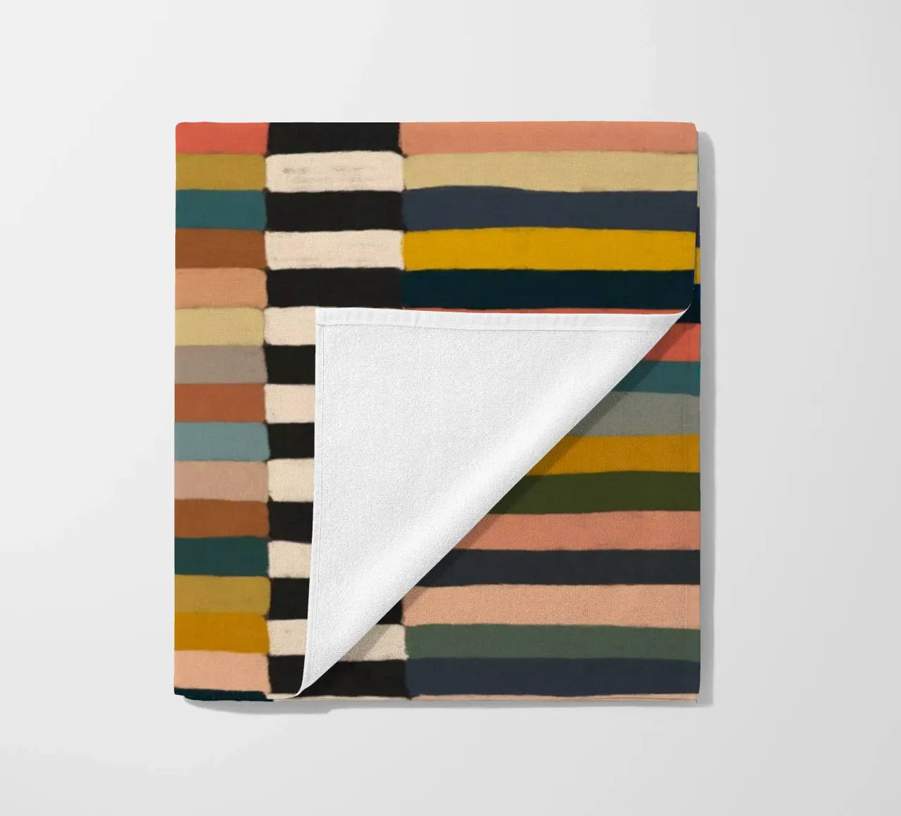 Alisa Galitsyna - Mix of Stripes 03 beach towel by The Artcircle