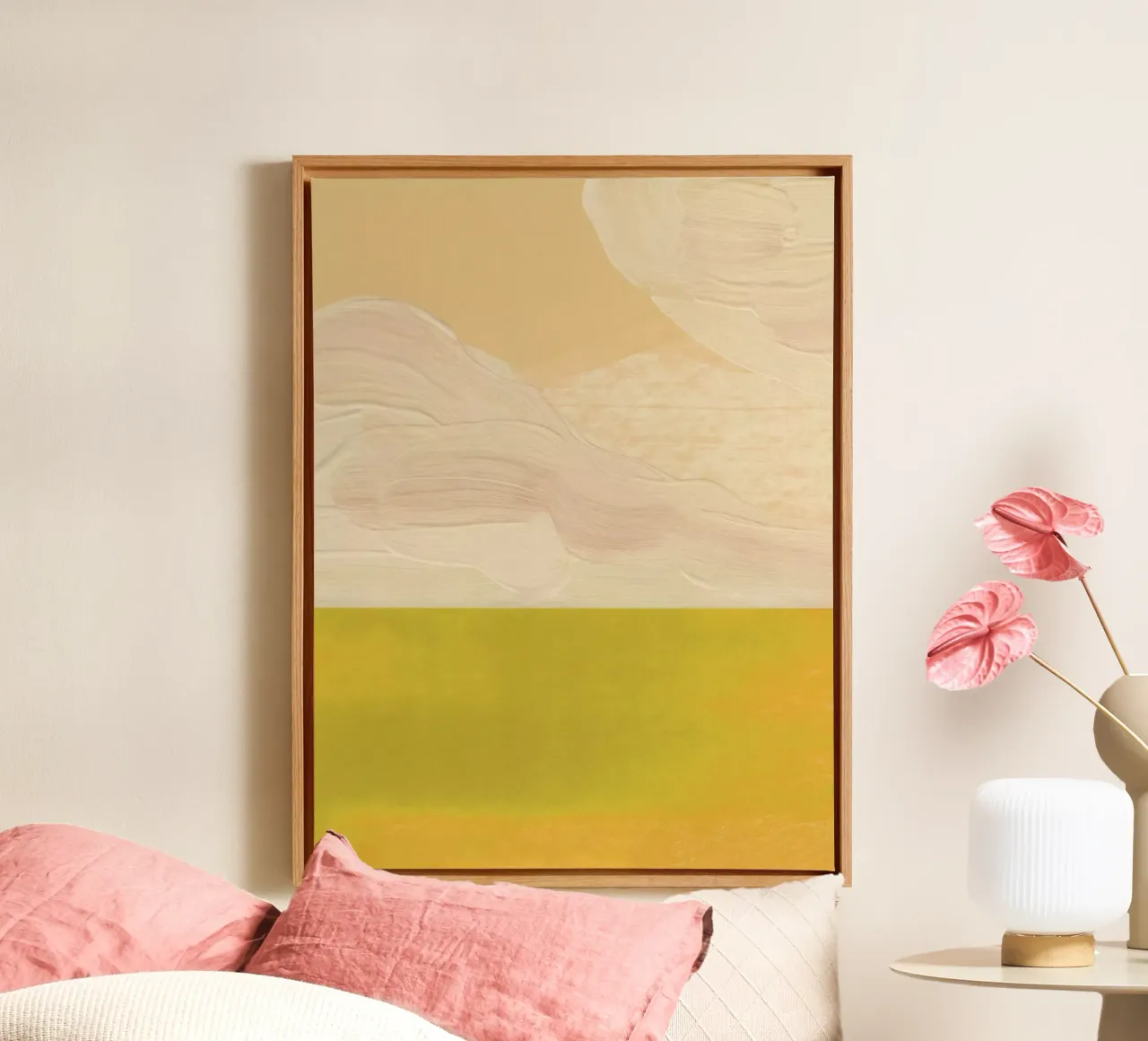 Alisa Galitsyna - Endless Fields canvas with Floater frame by The Artcircle