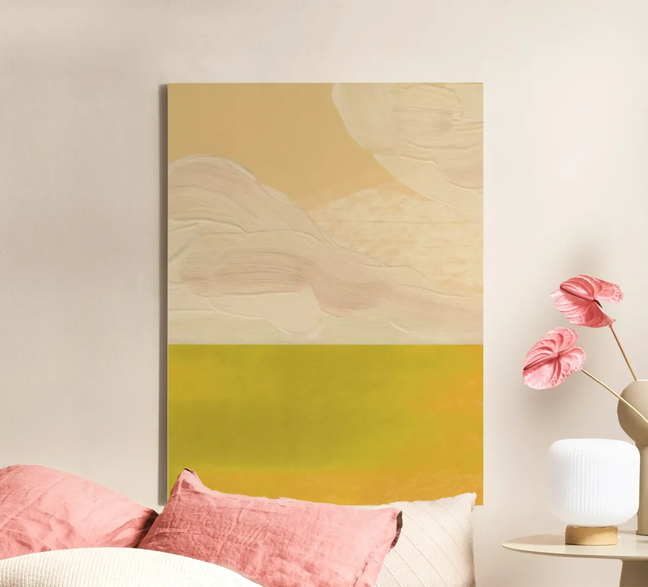 Alisa Galitsyna - Endless Fields canvas with Floater frame by The Artcircle