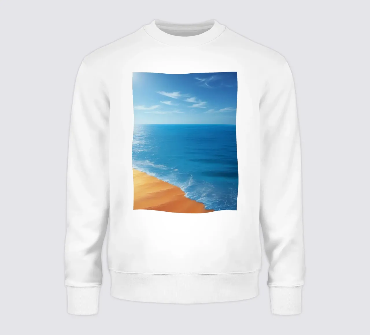 Orizzonte spiaggia e oceano felpa da DesignDoodle