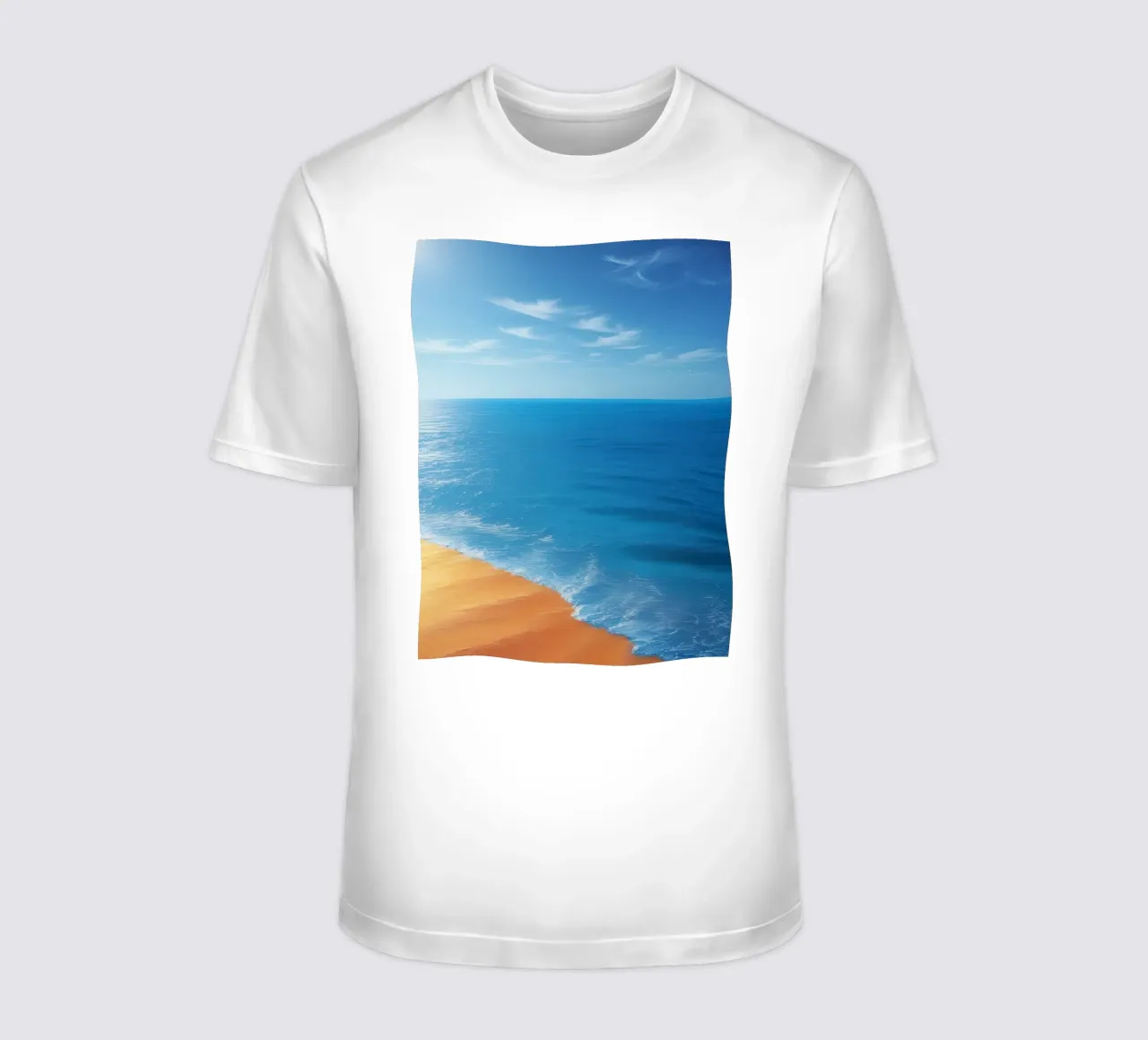 Orizzonte spiaggia e oceano t-shirt da DesignDoodle