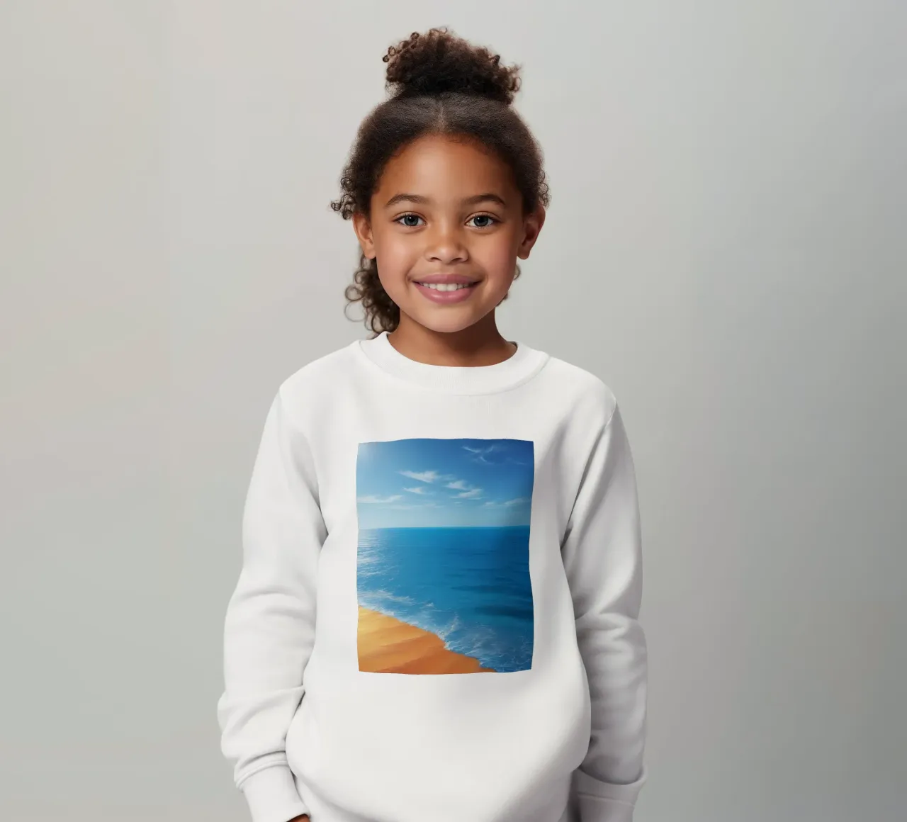 Orizzonte spiaggia e oceano felpa bambino da DesignDoodle