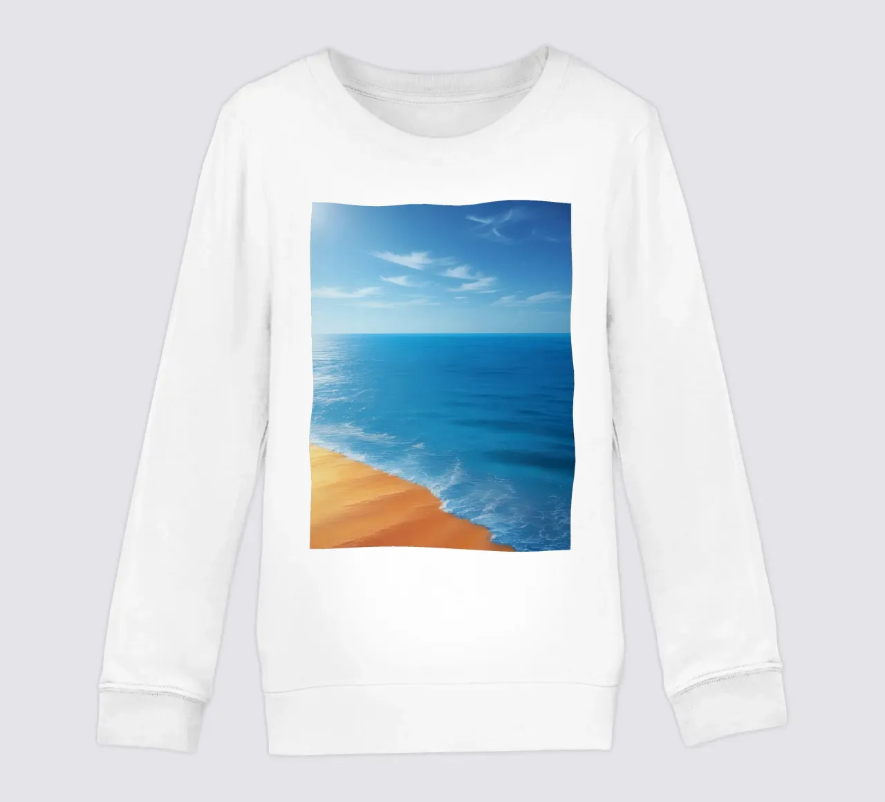 Orizzonte spiaggia e oceano felpa bambino da DesignDoodle