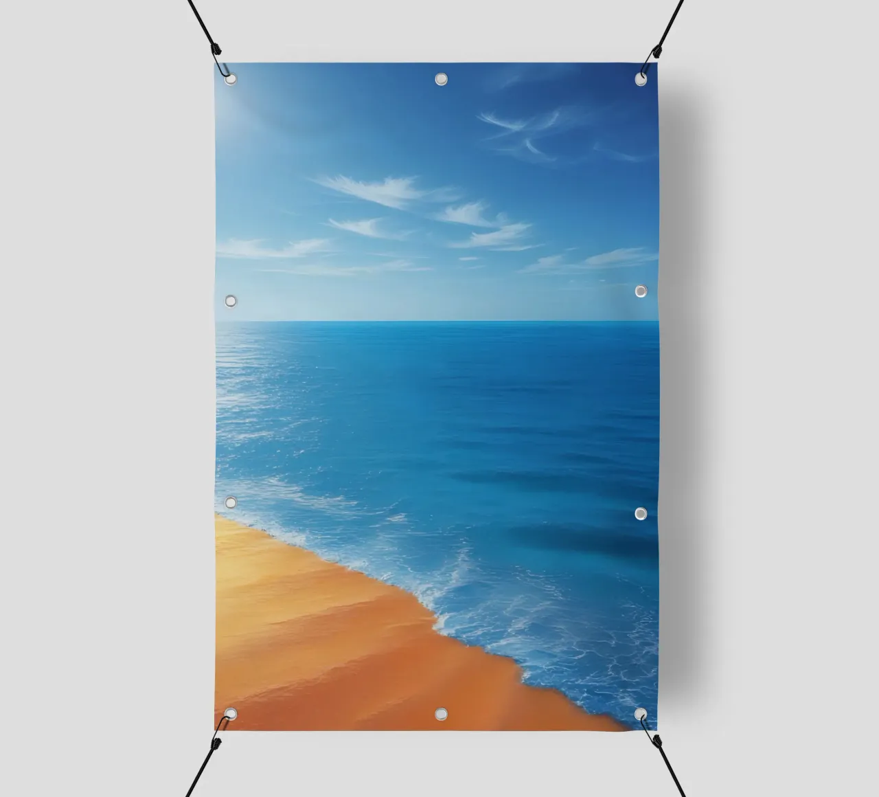 Orizzonte spiaggia e oceano telo in pvc da DesignDoodle
