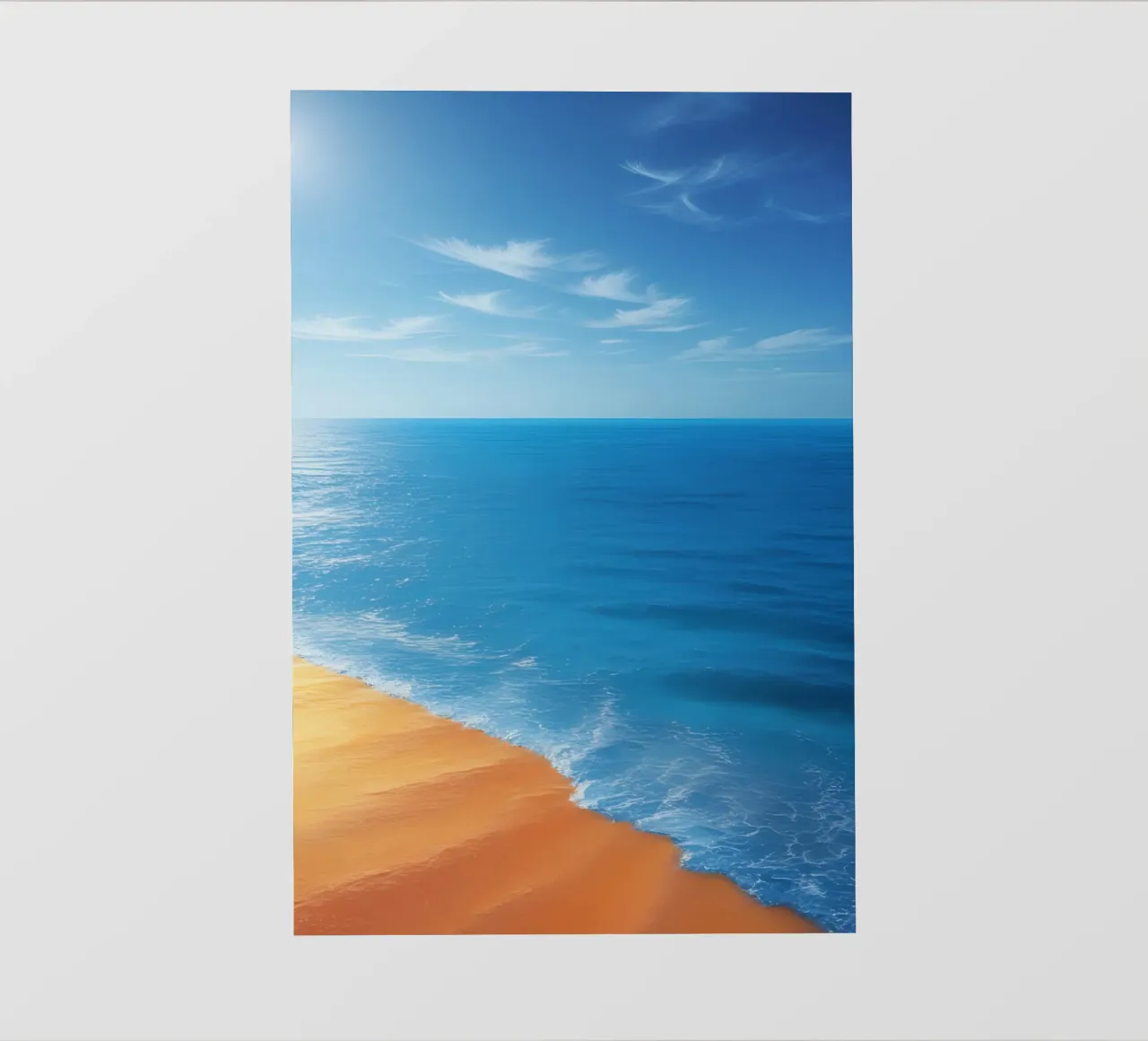 Orizzonte spiaggia e oceano telo in pvc da DesignDoodle