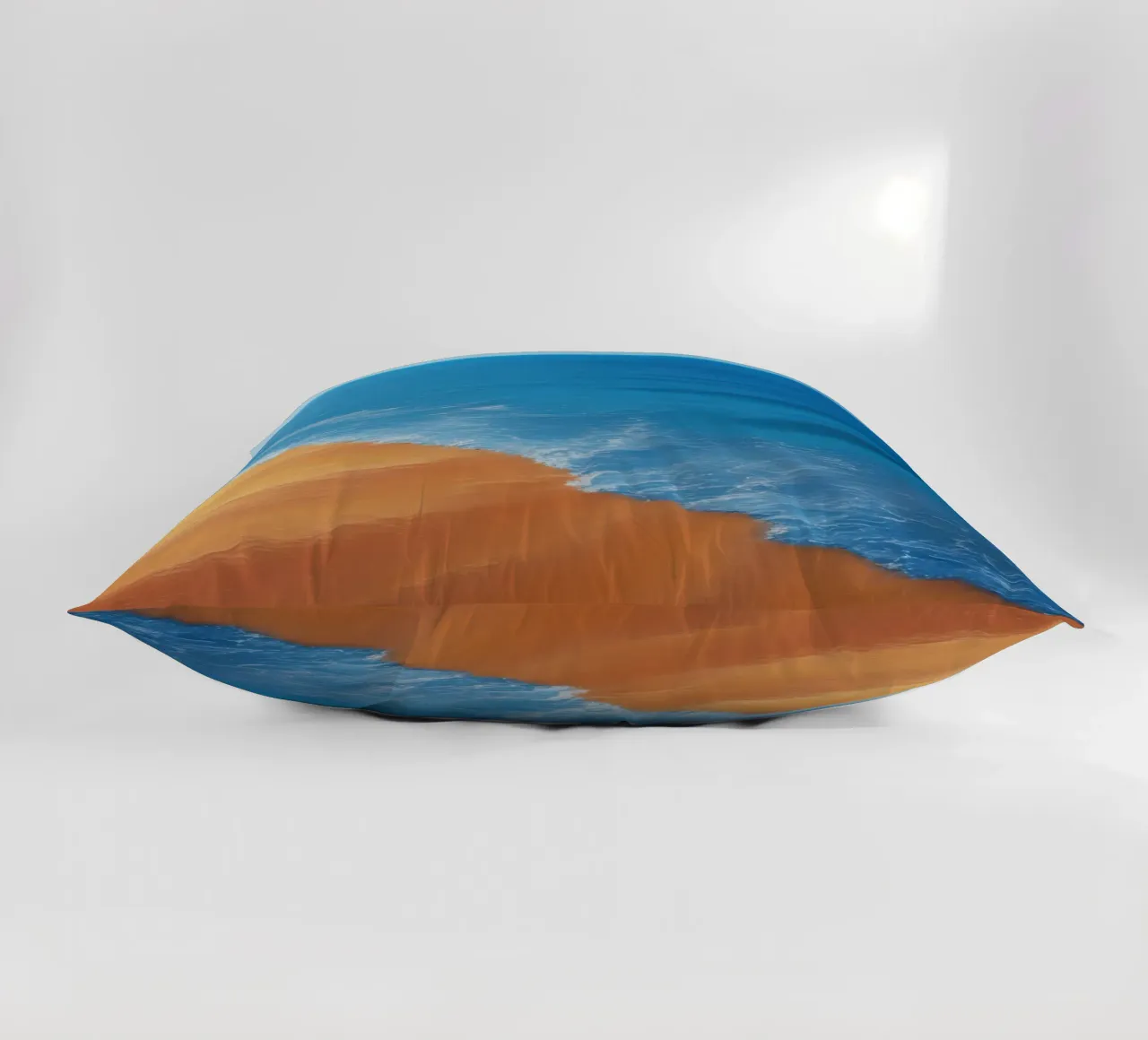 Orizzonte spiaggia e oceano cuscino da DesignDoodle