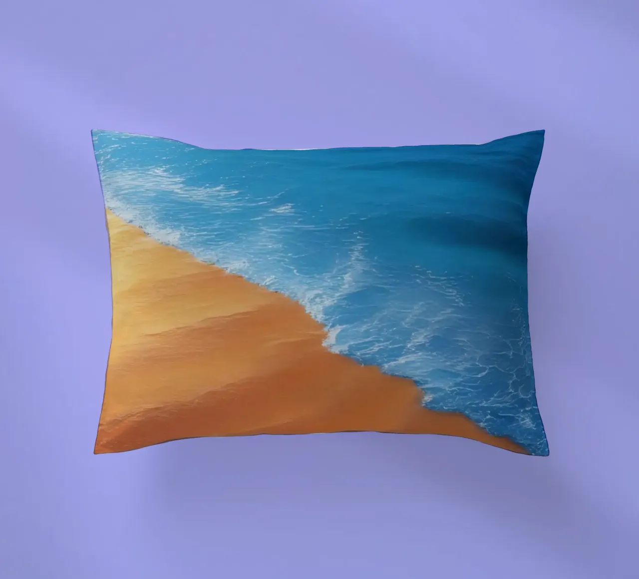 Orizzonte spiaggia e oceano cuscino da DesignDoodle