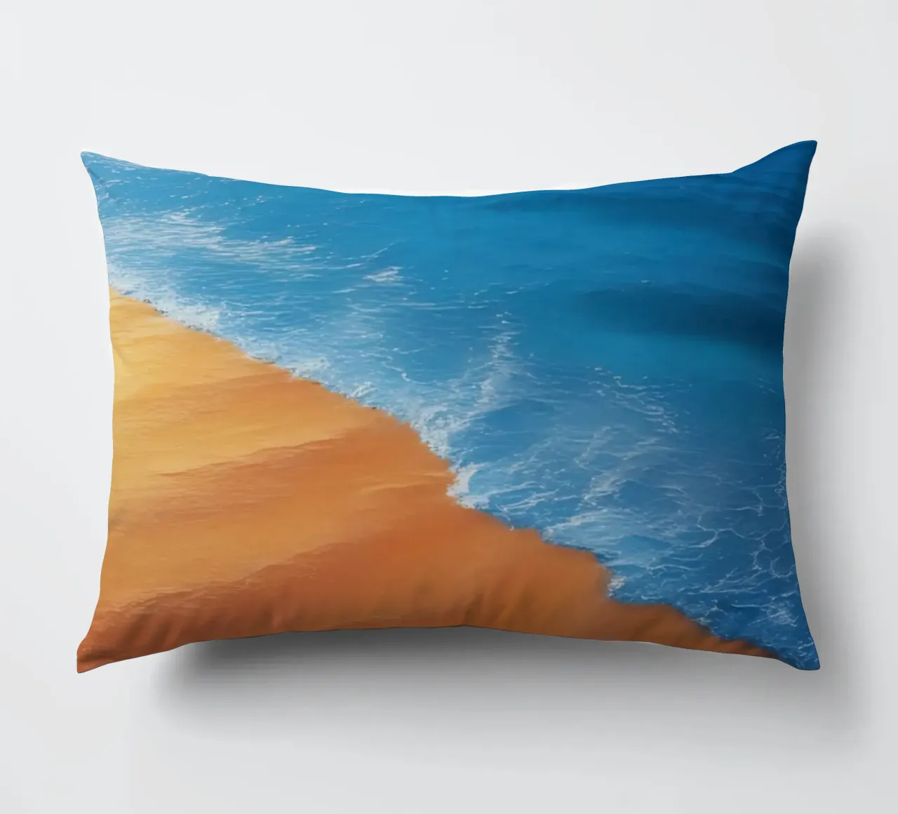Orizzonte spiaggia e oceano cuscino da DesignDoodle