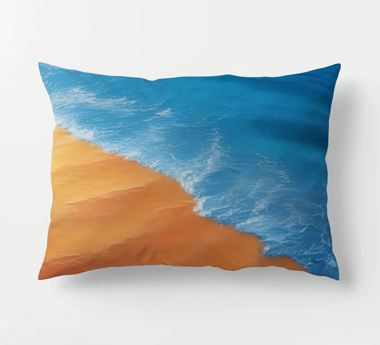 Orizzonte spiaggia e oceano cuscino da DesignDoodle