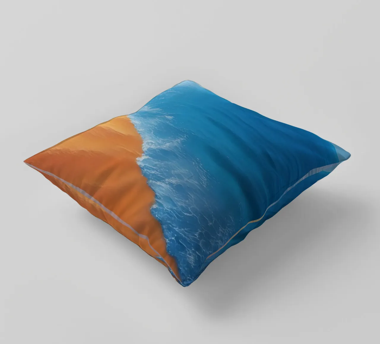 Orizzonte spiaggia e oceano cuscino da DesignDoodle
