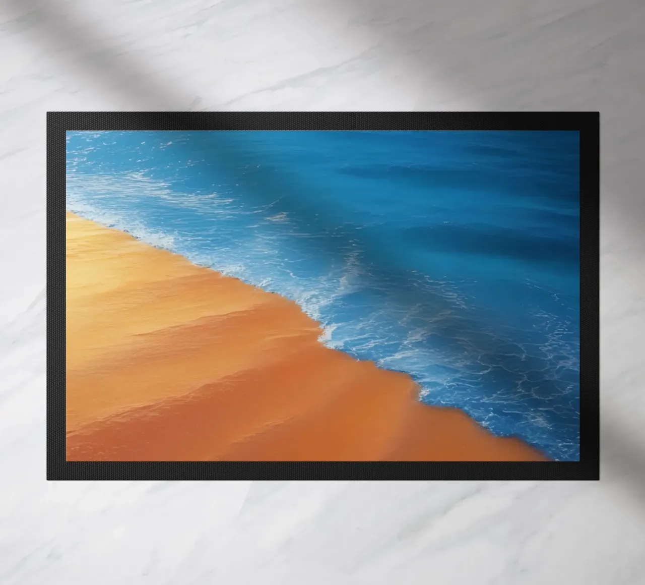 Orizzonte spiaggia e oceano zerbino da DesignDoodle