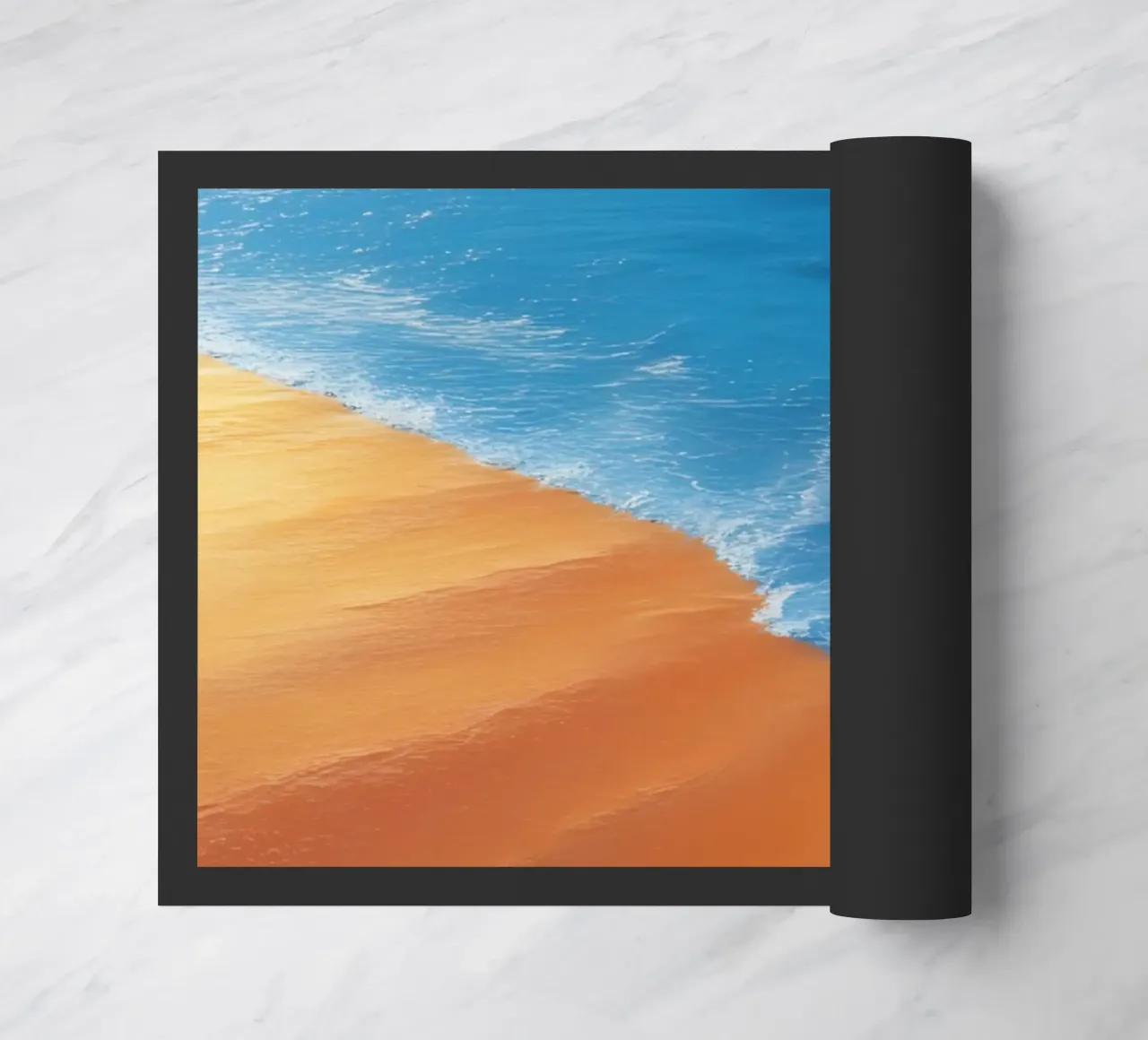 Orizzonte spiaggia e oceano zerbino da DesignDoodle