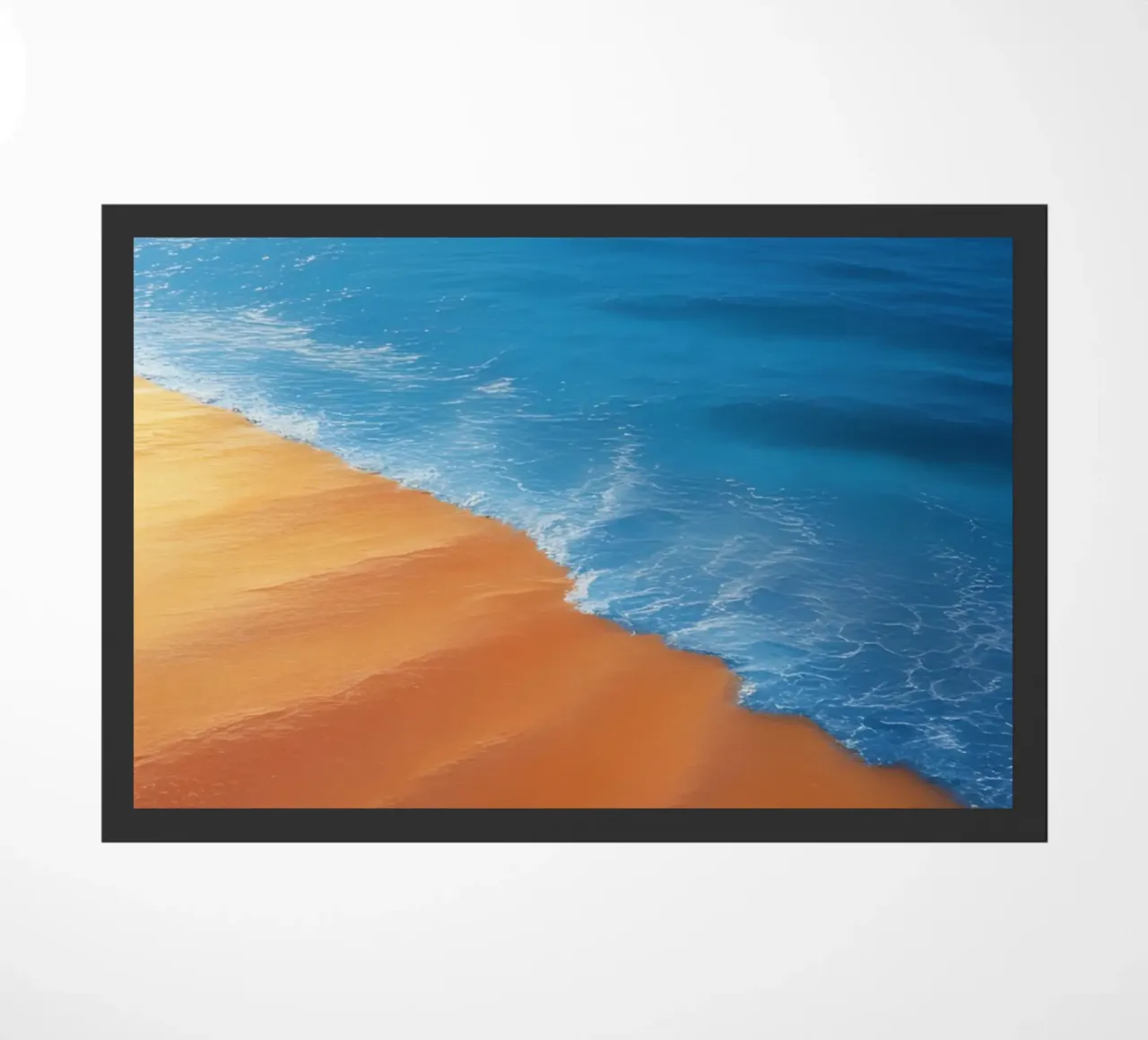 Orizzonte spiaggia e oceano zerbino da DesignDoodle