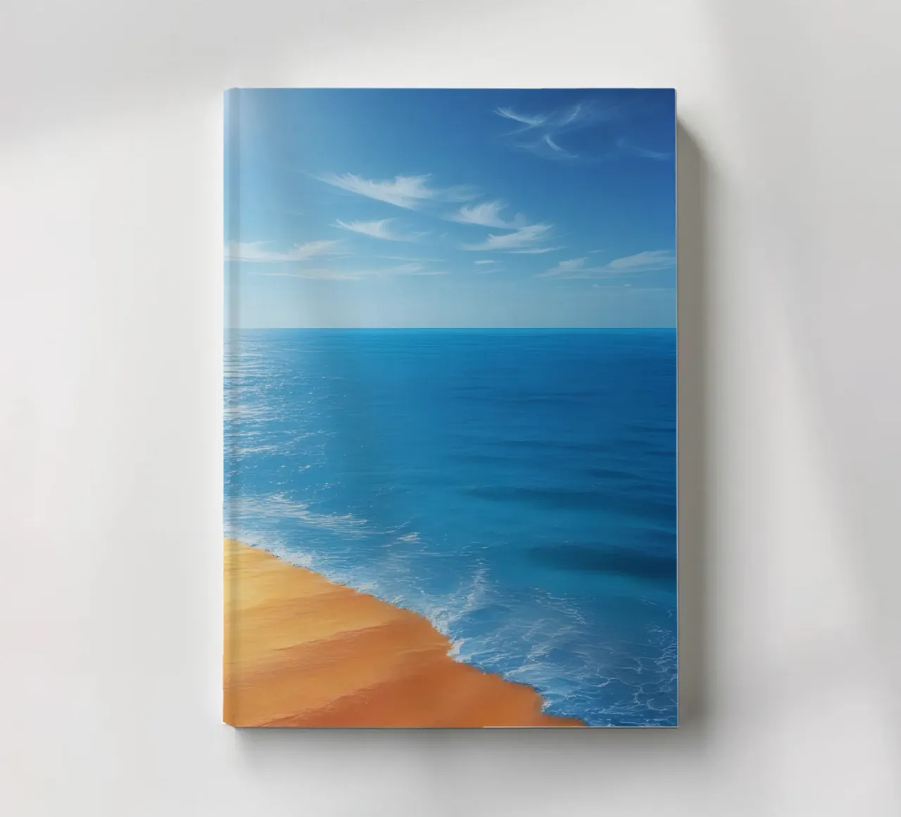 Orizzonte spiaggia e oceano diario da DesignDoodle