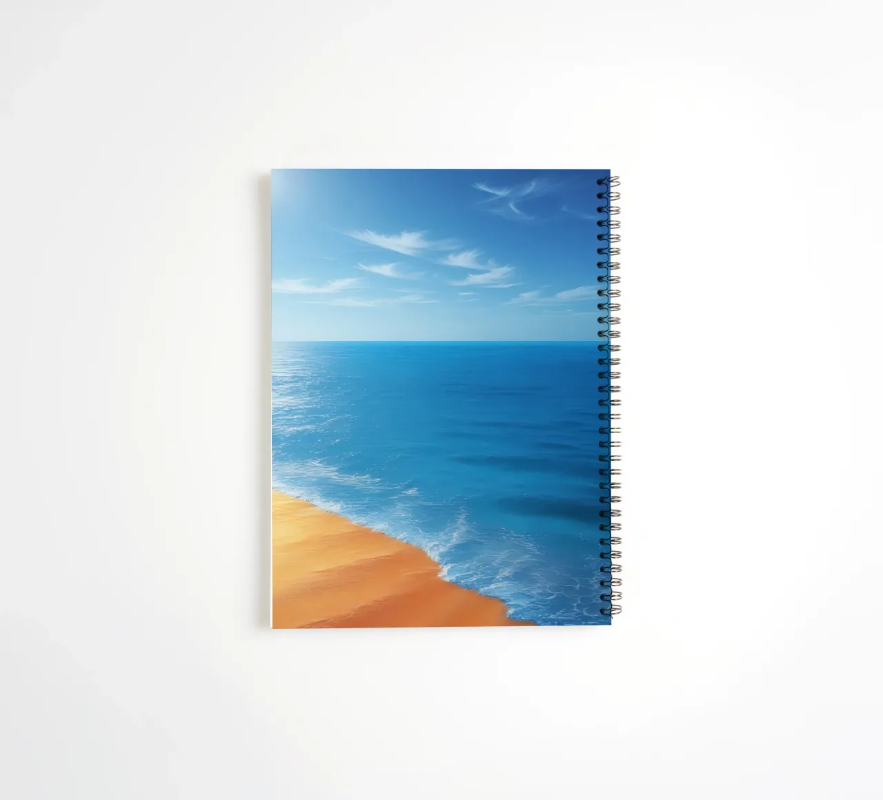 Orizzonte spiaggia e oceano diario ad anelli da DesignDoodle