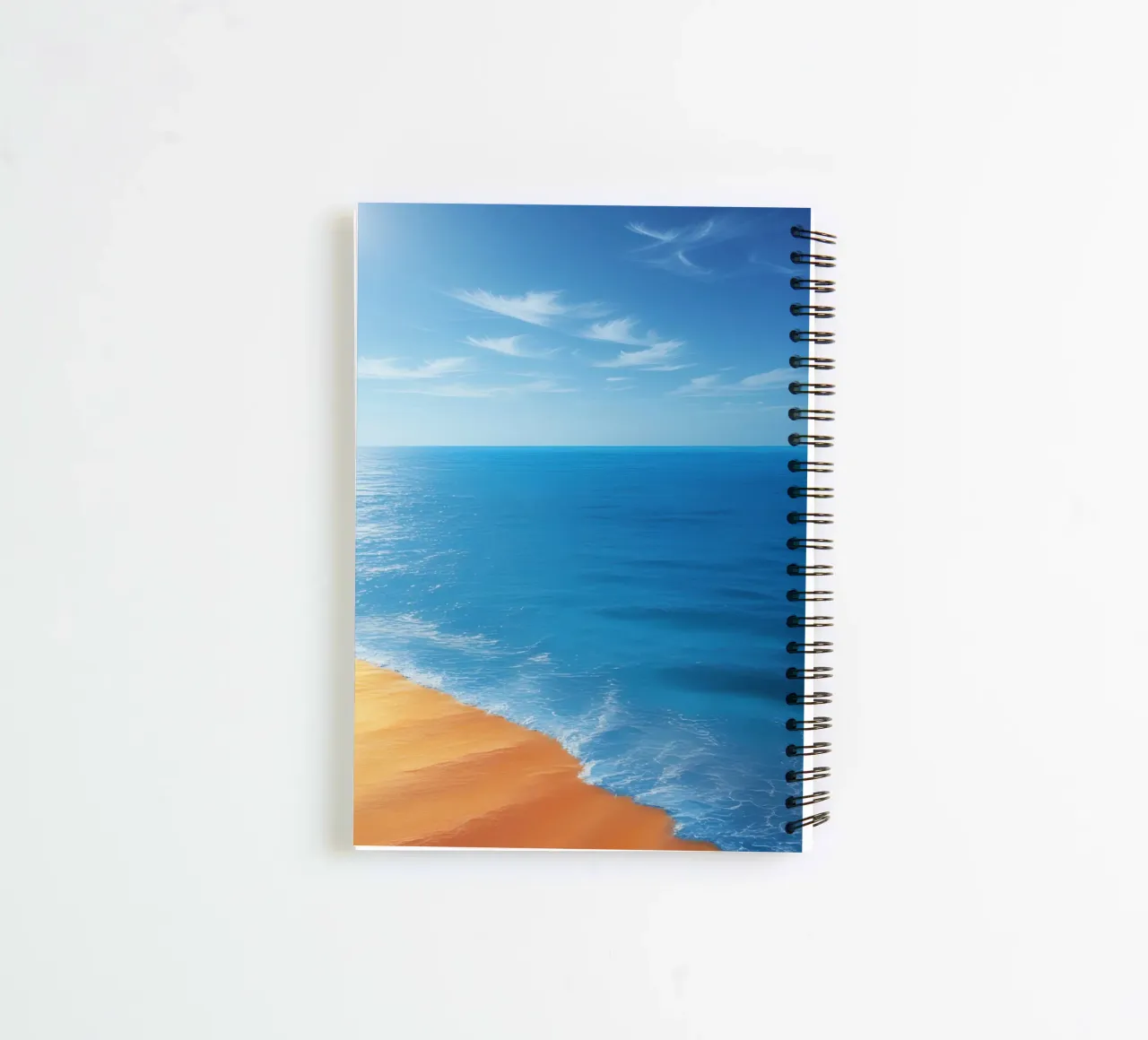 Orizzonte spiaggia e oceano diario ad anelli da DesignDoodle